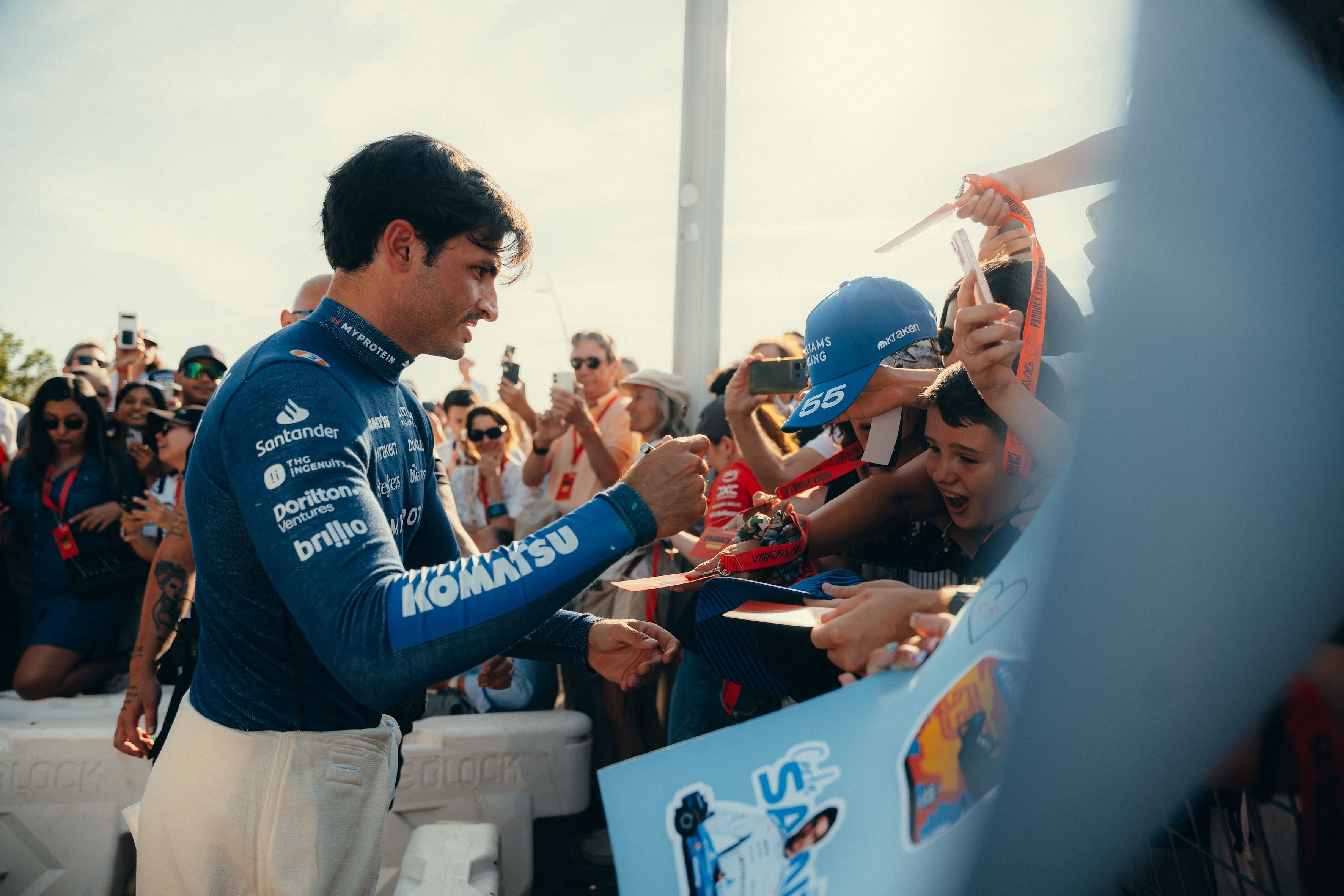 Always plenty of time for the fans.