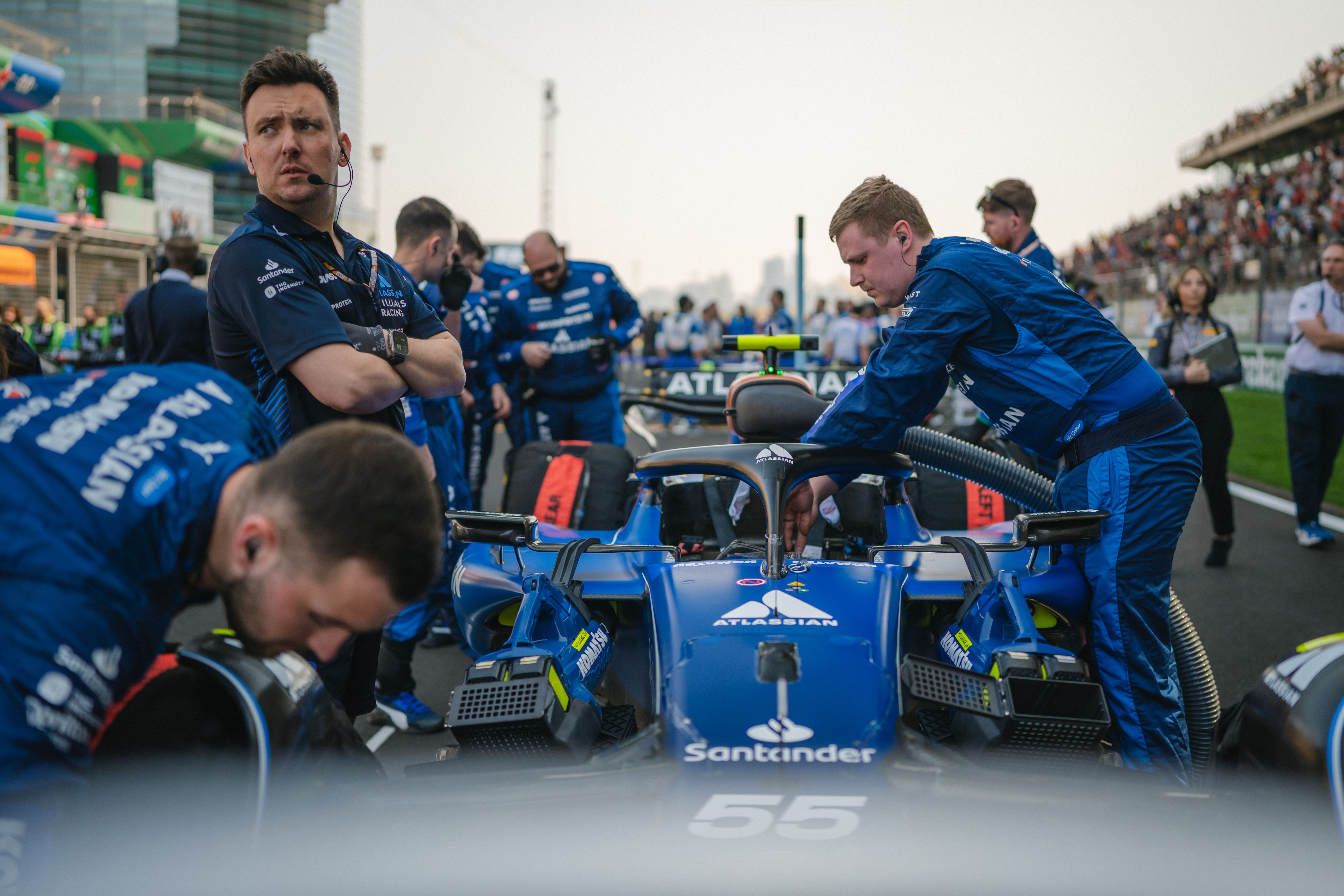 Getting car No55 setup for 2025's first Sprint race