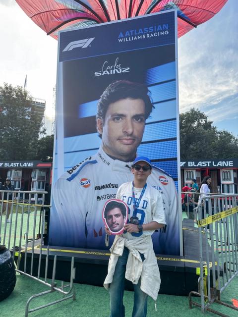 Christian, Mexico City GP - "Vamos Carlos!"
