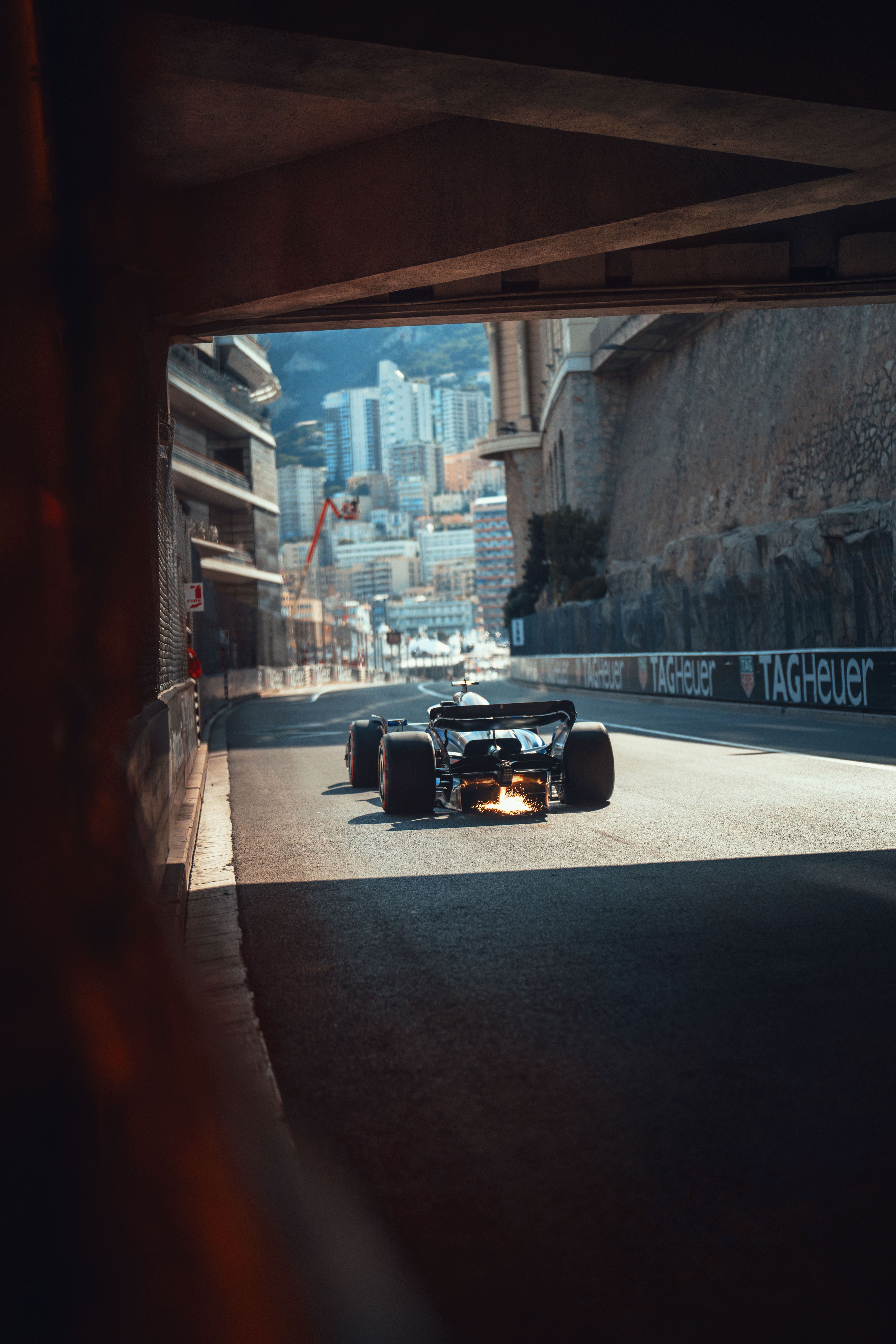 Sparking out of the tunnel in FP2.