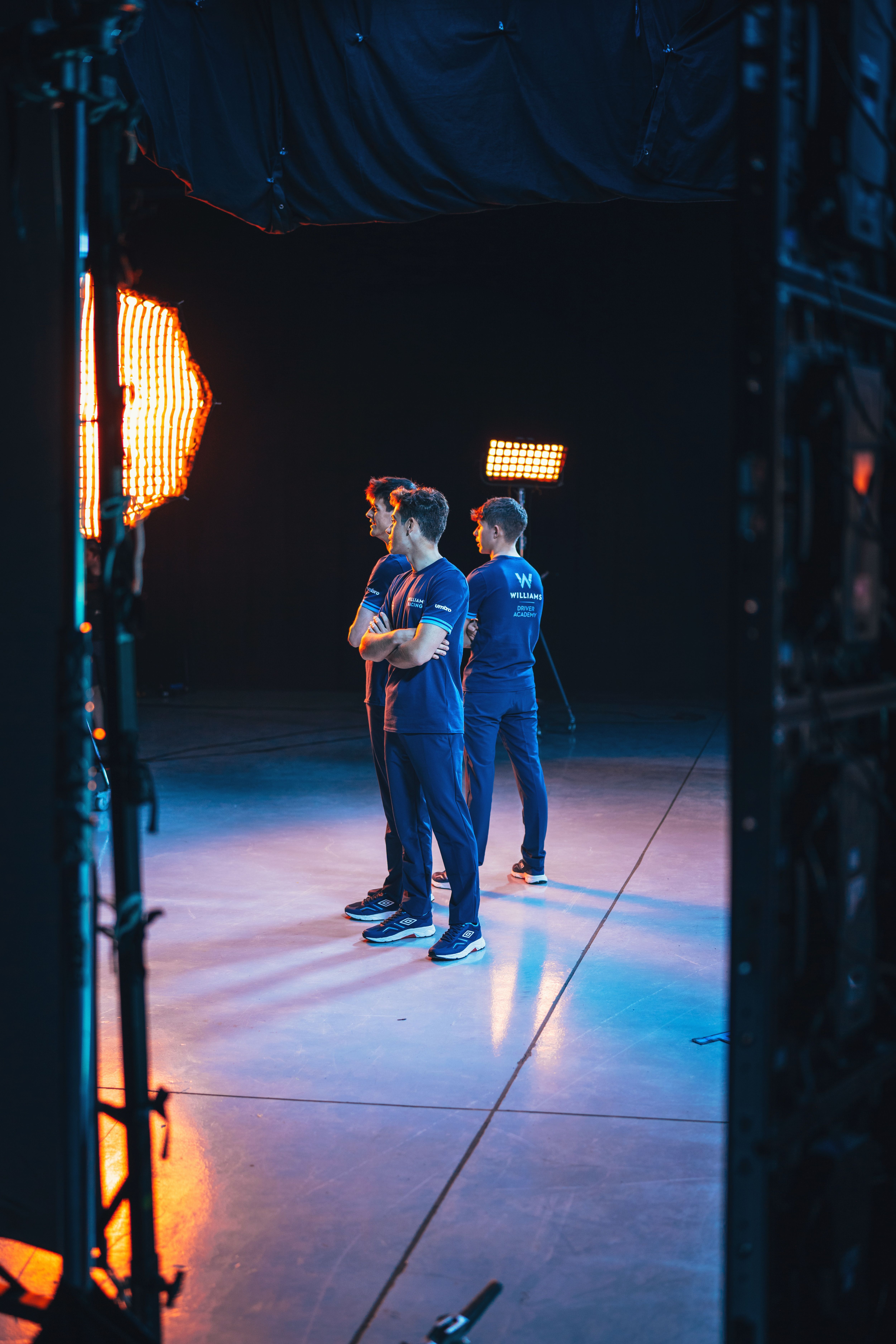 Our F3 trio enjoying their first taste of the studio