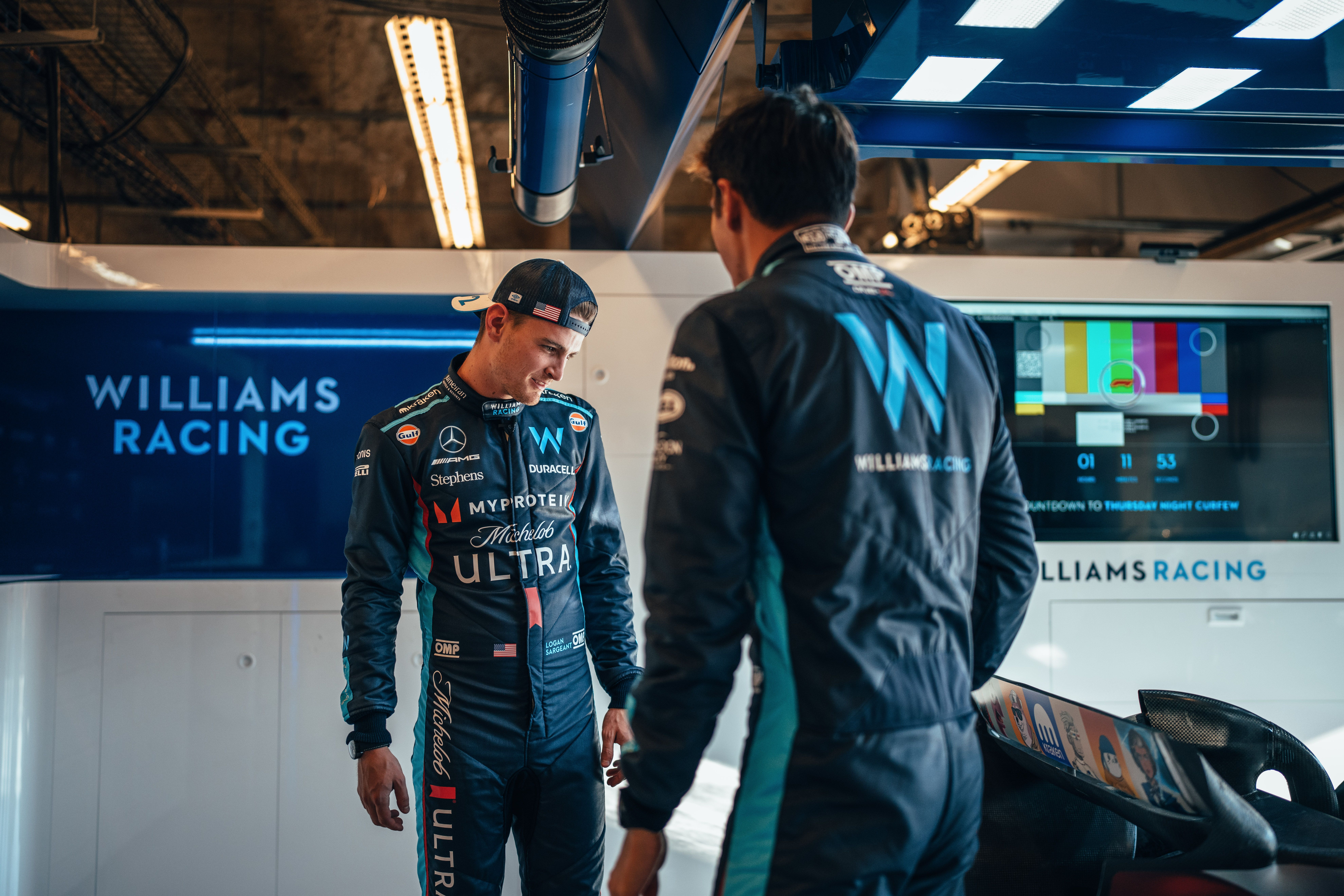 Examining every detail of our slick new design!