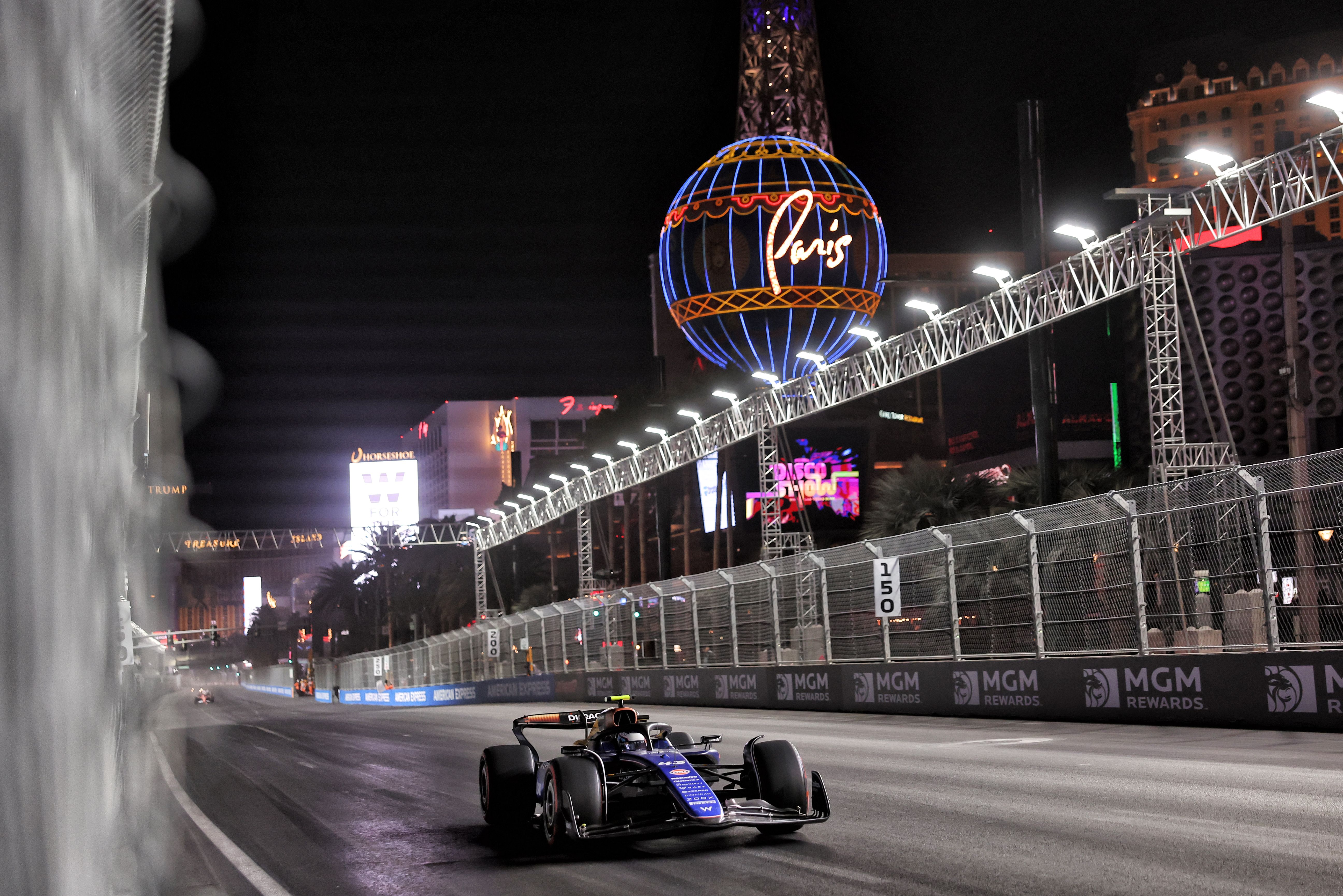 Speedin' down the Strip.