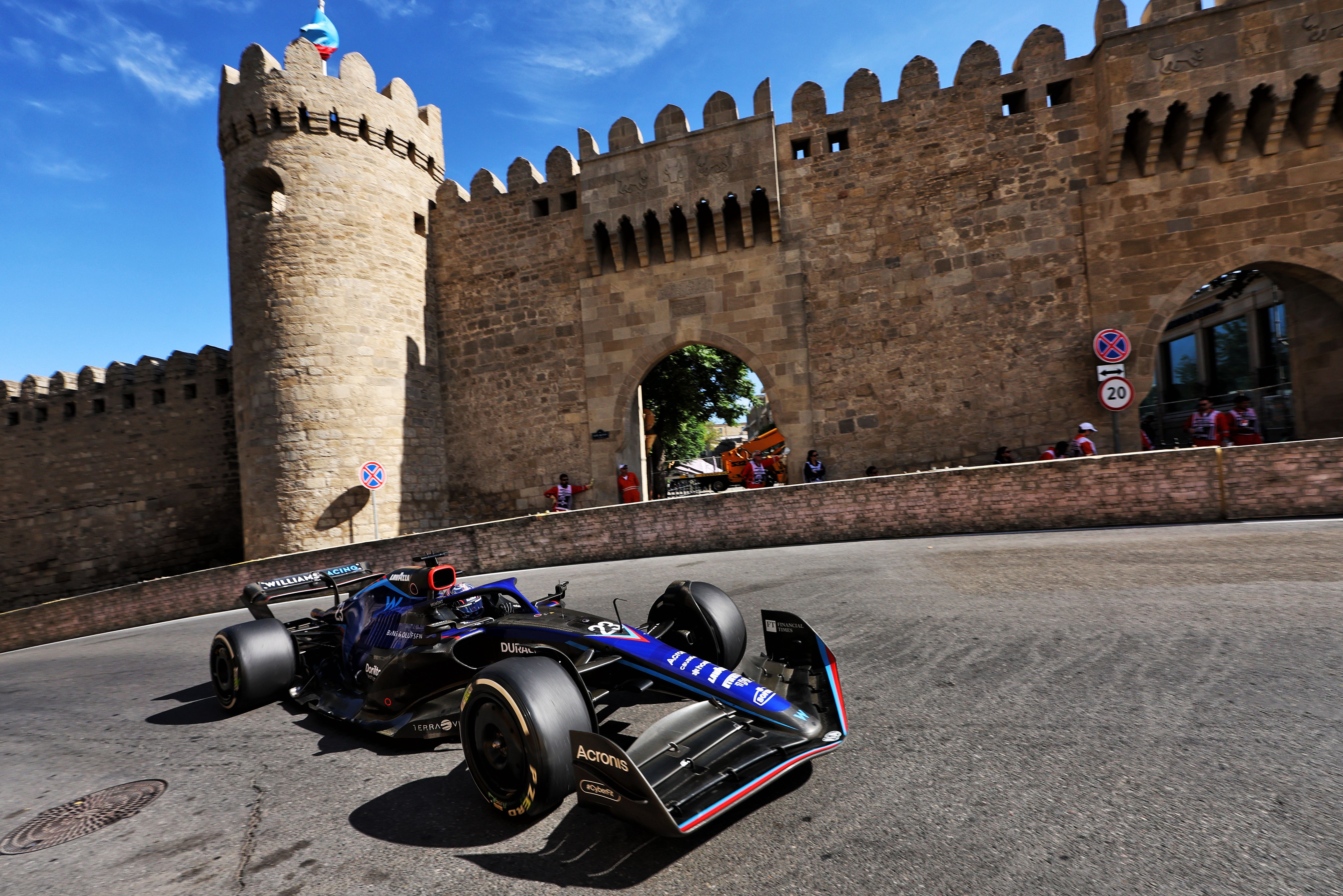 We came close but fell shy of points around the unforgiving Baku streets