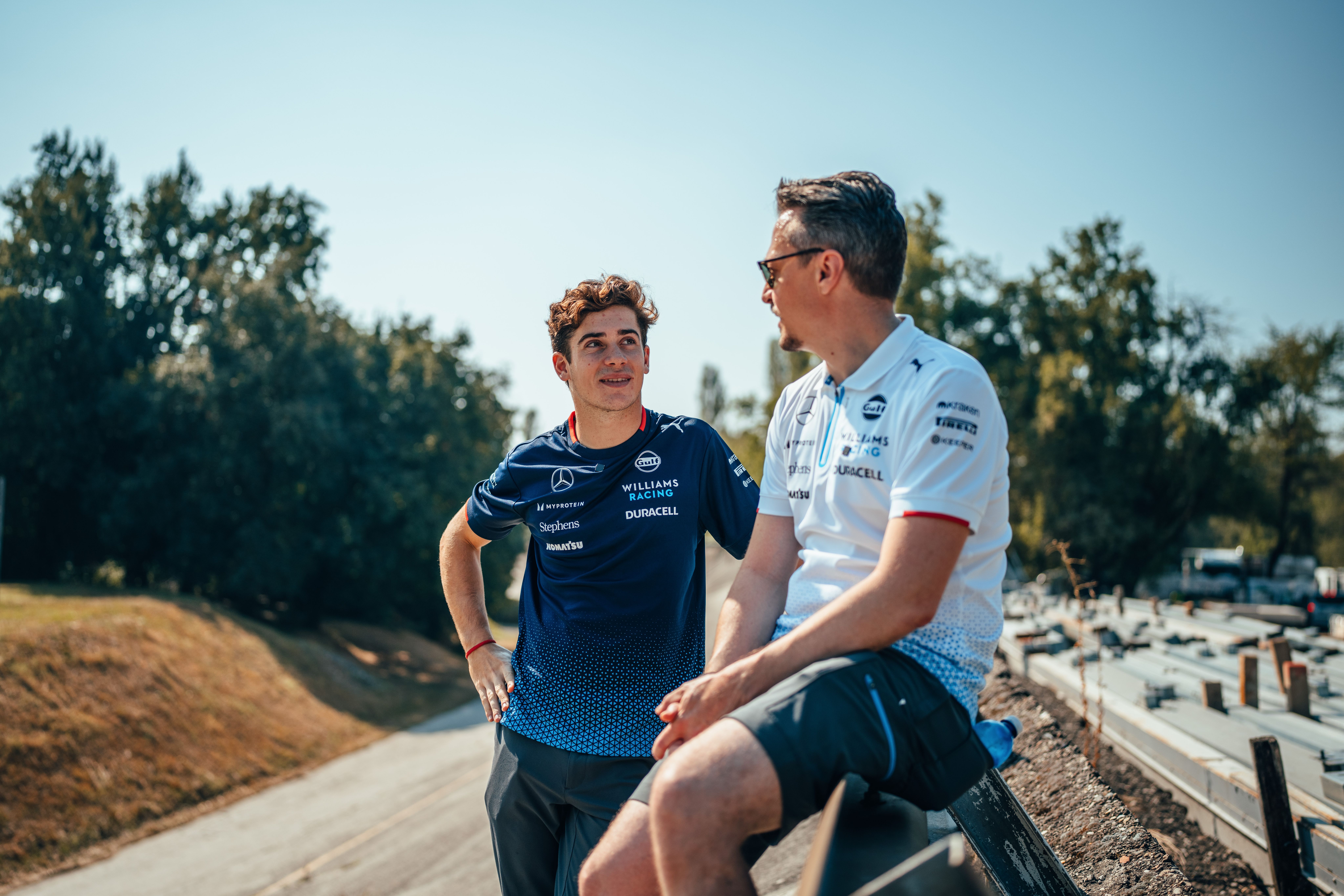 Franco and Gaetan chat on the famous banking.