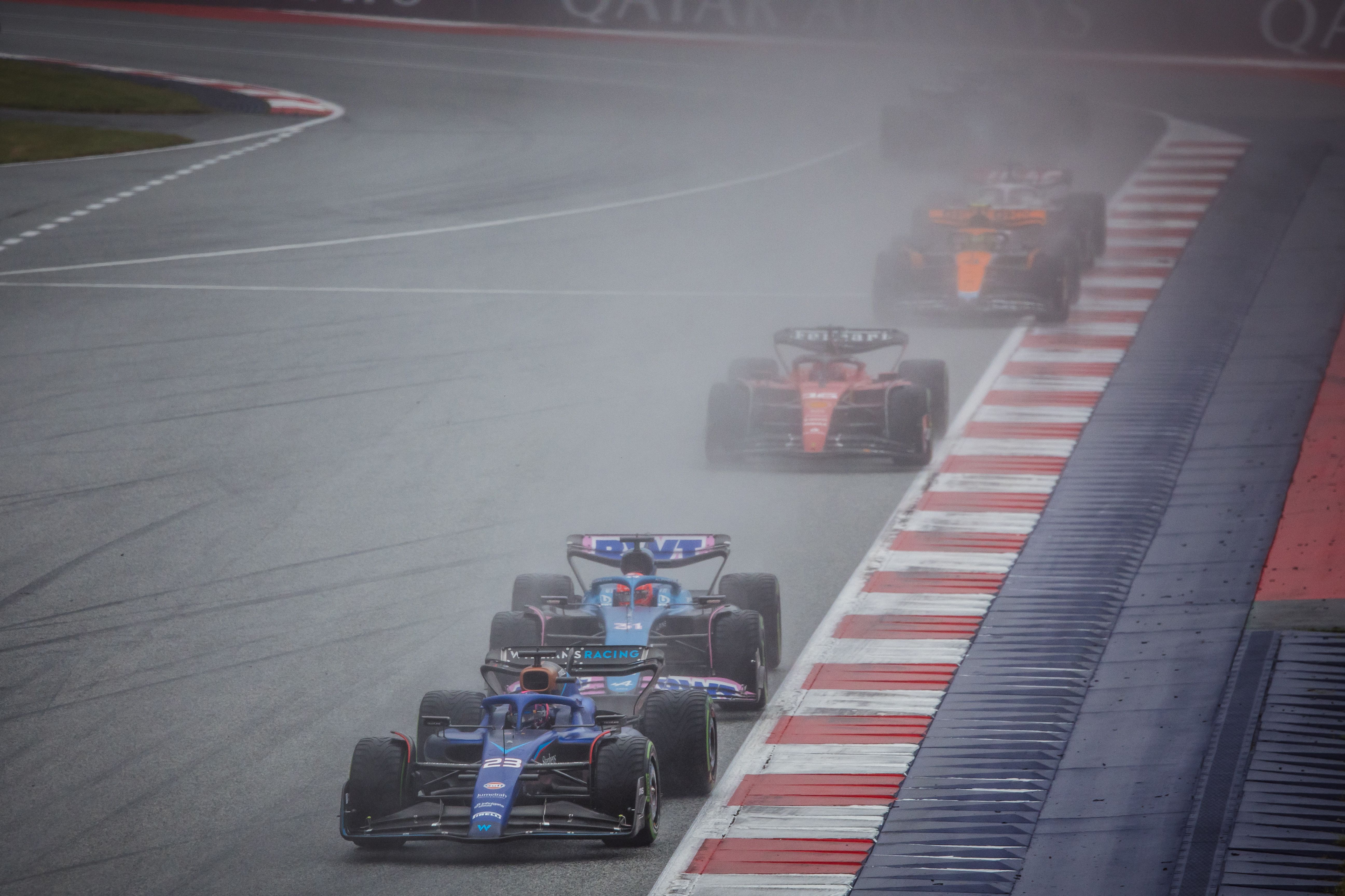 Alex again showed he’s a master of defensive driving today.