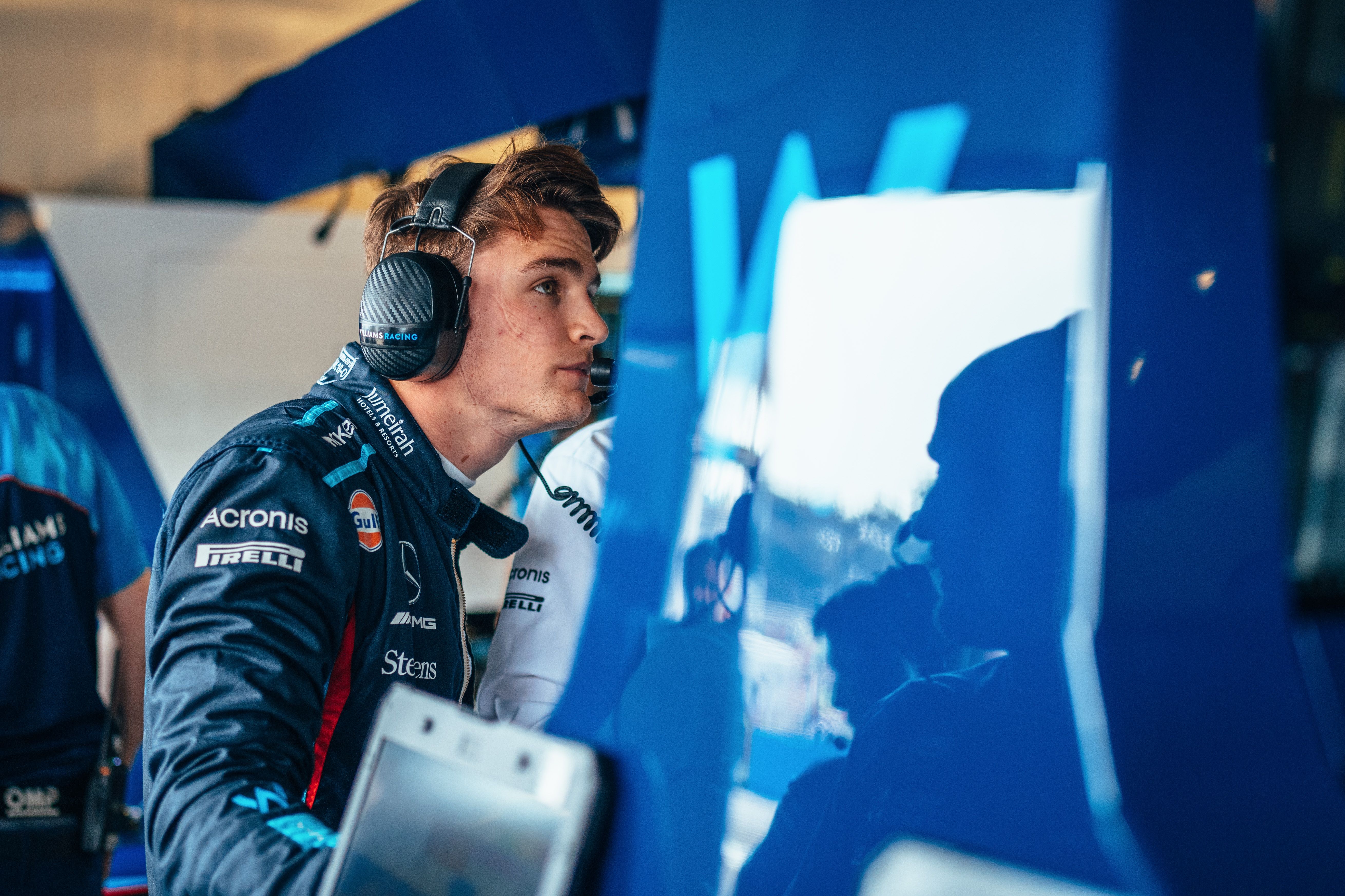 Going through the data after the only practice session of the weekend.