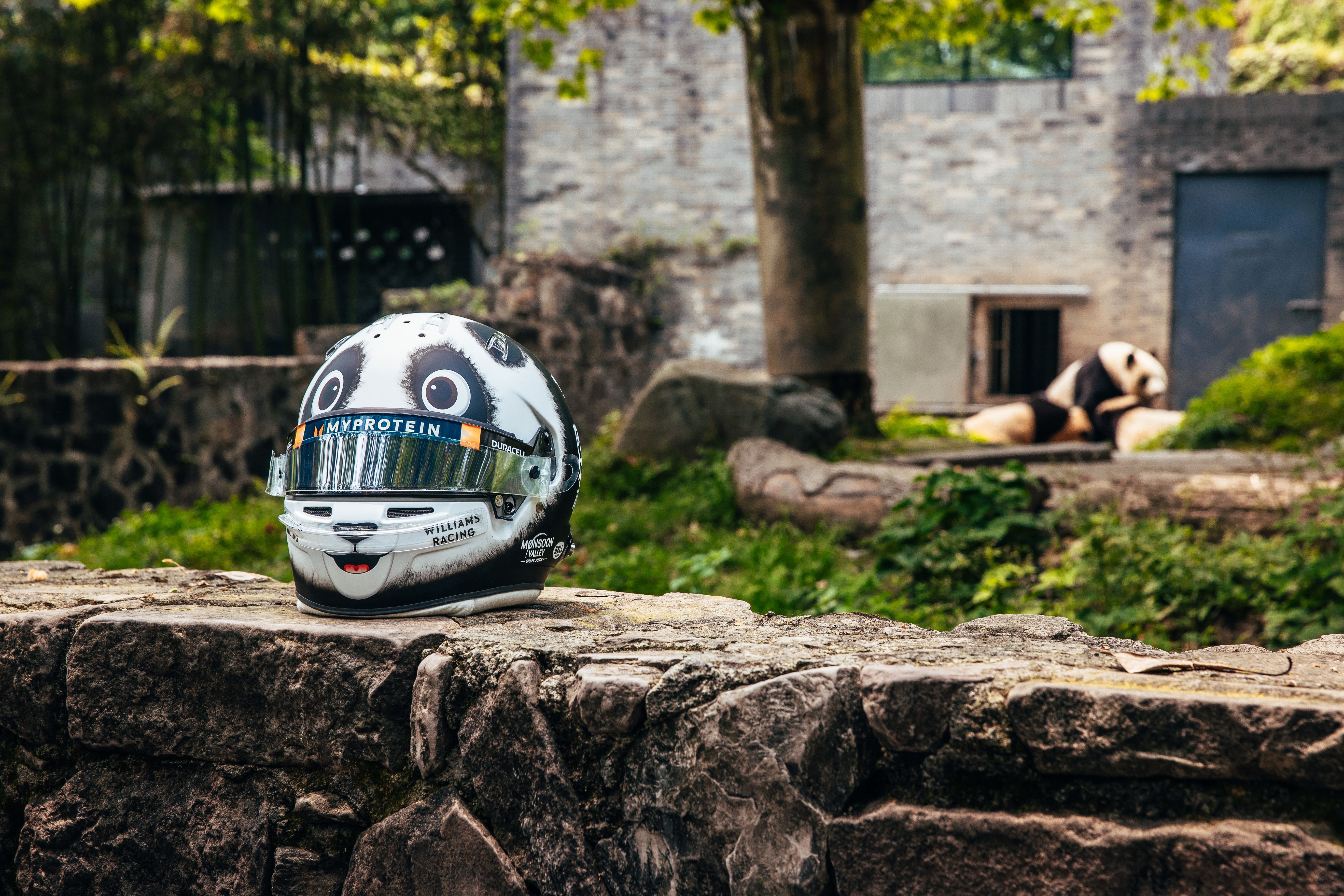 Where better to reveal the design than at the Dujiangyan Panda Park?