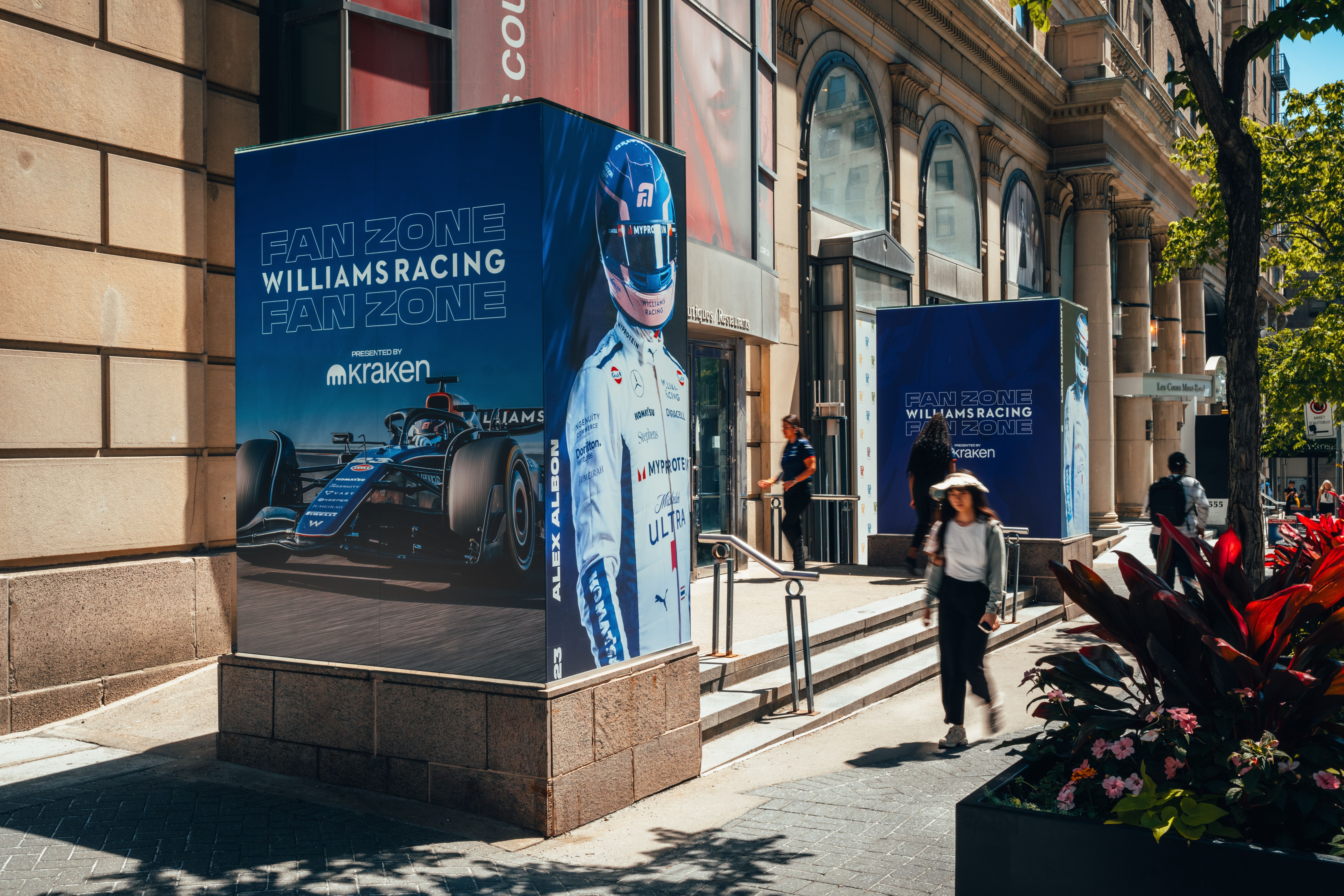 Let's go check out the Montreal Fan Zone, presented by Kraken.