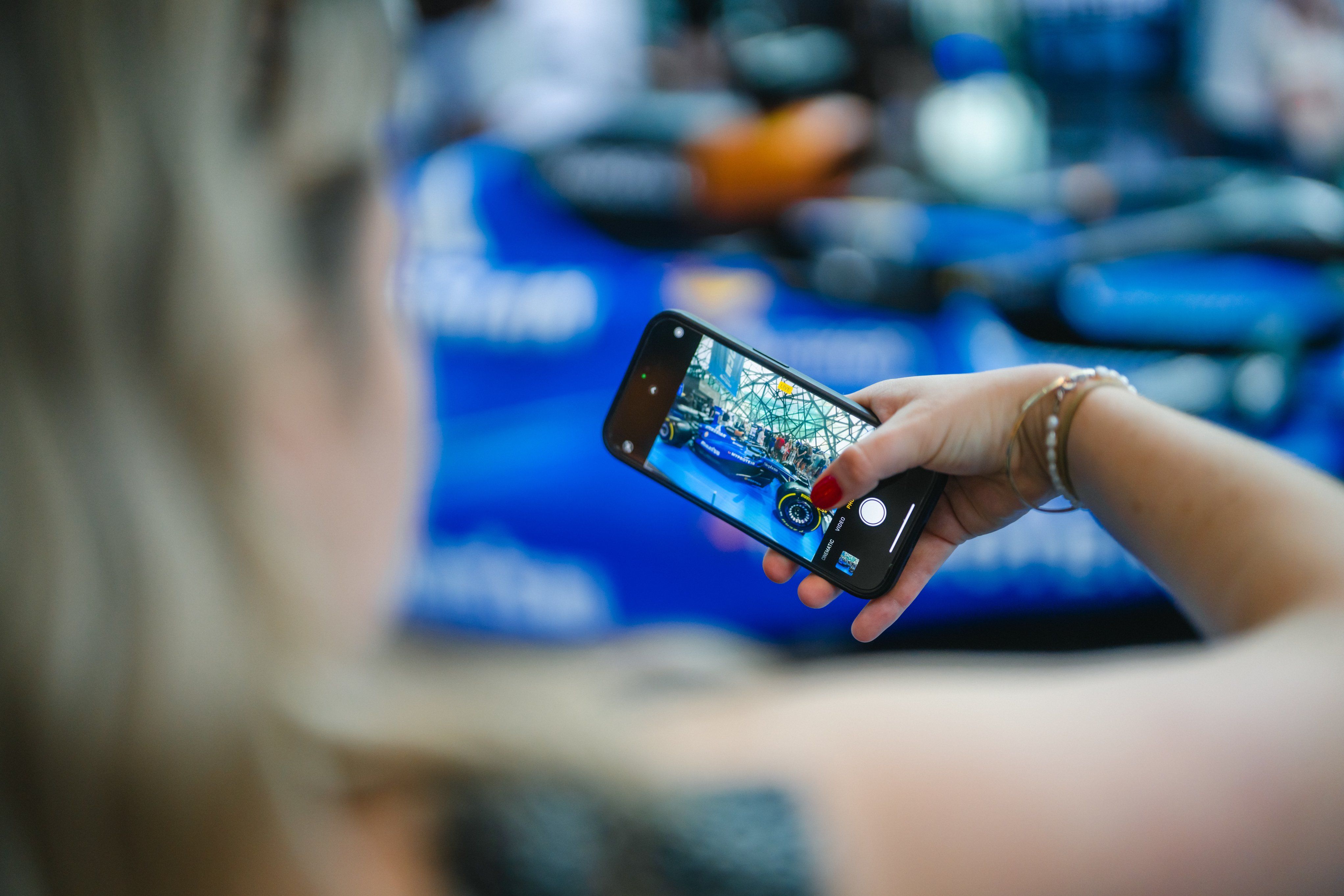 Getting up close and personal with our FW47 show car.