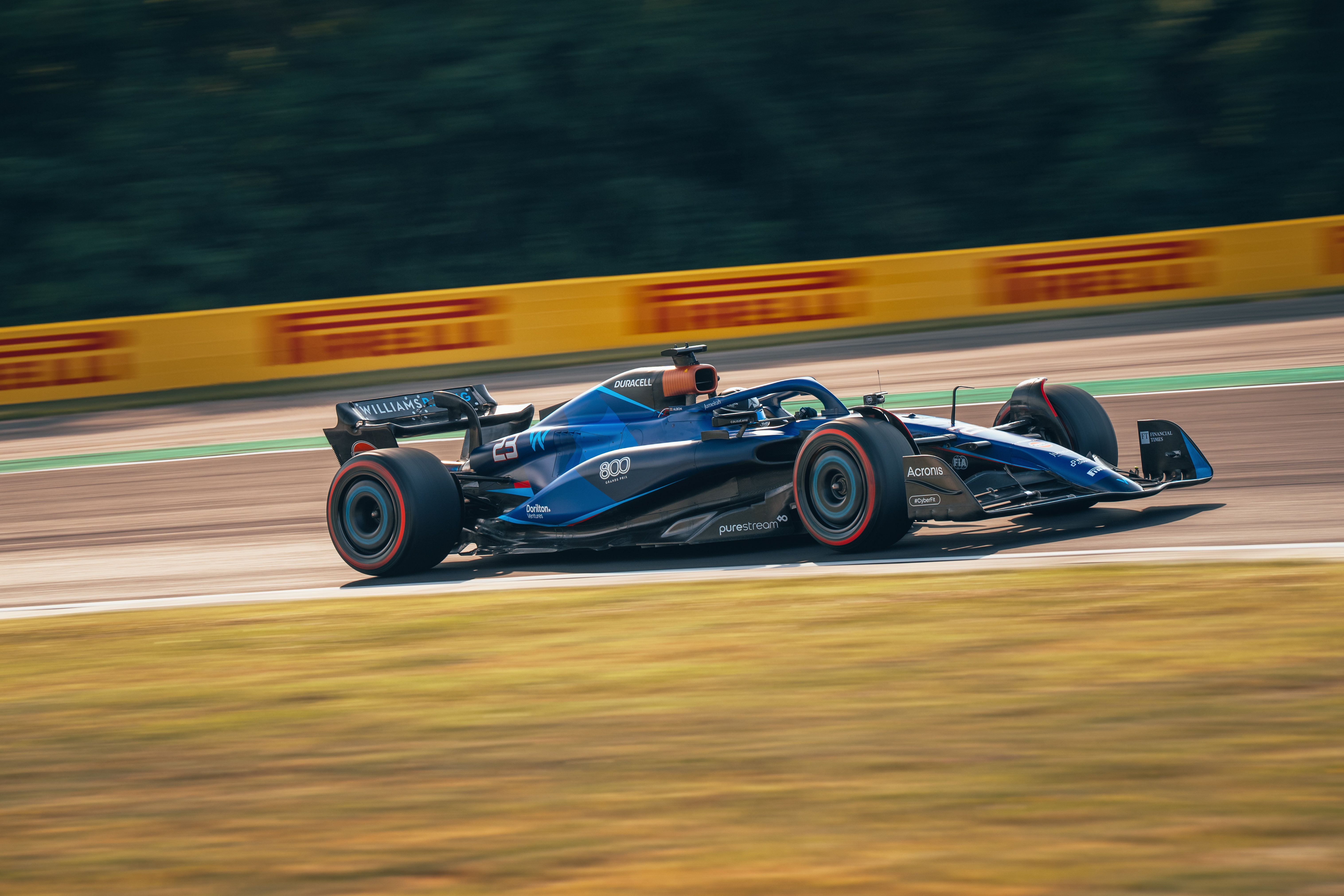 Alex and Logan traded top billing in the early stages of FP2.