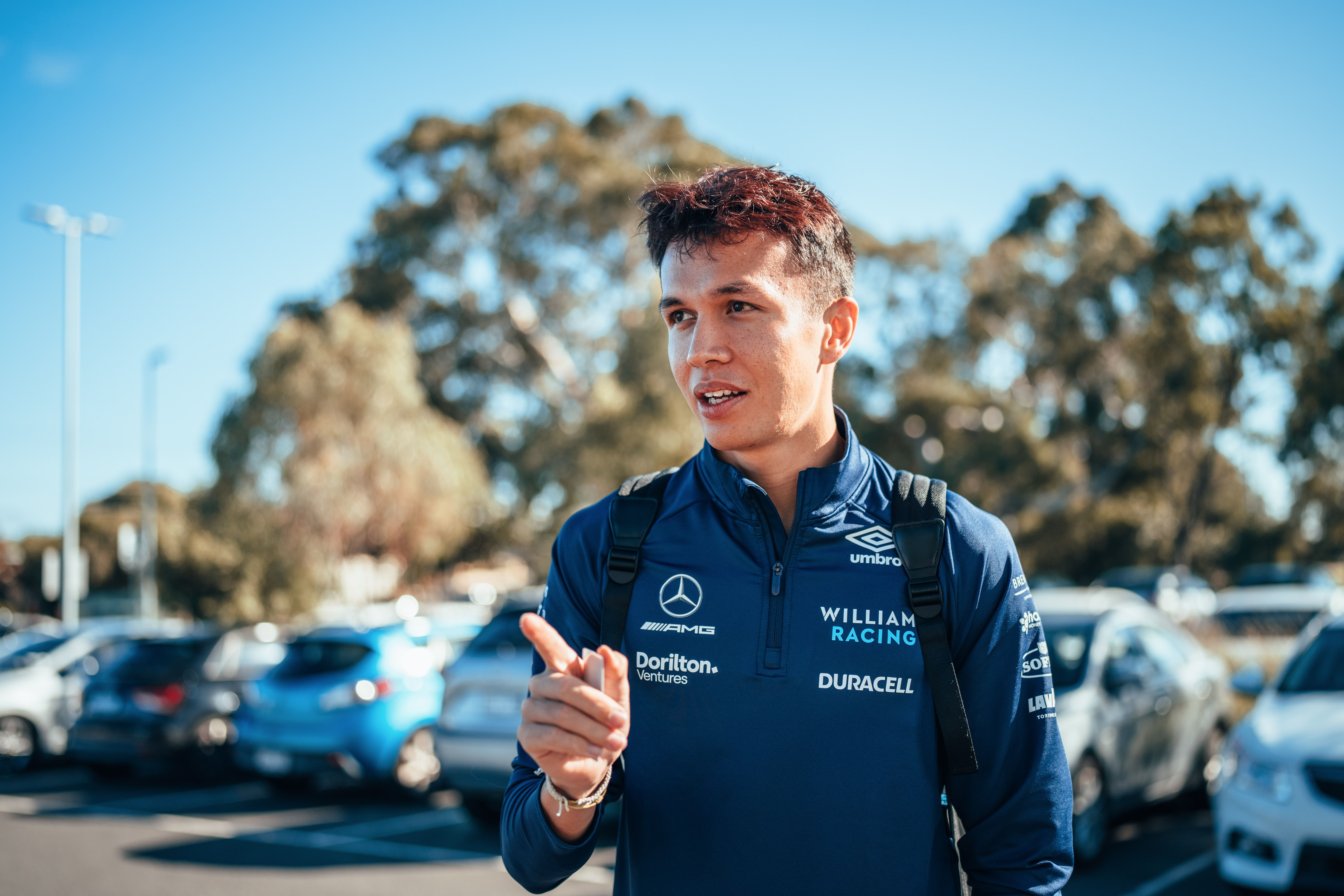 Speaking of Melbourne, Alex debuted his new red lid Down Under