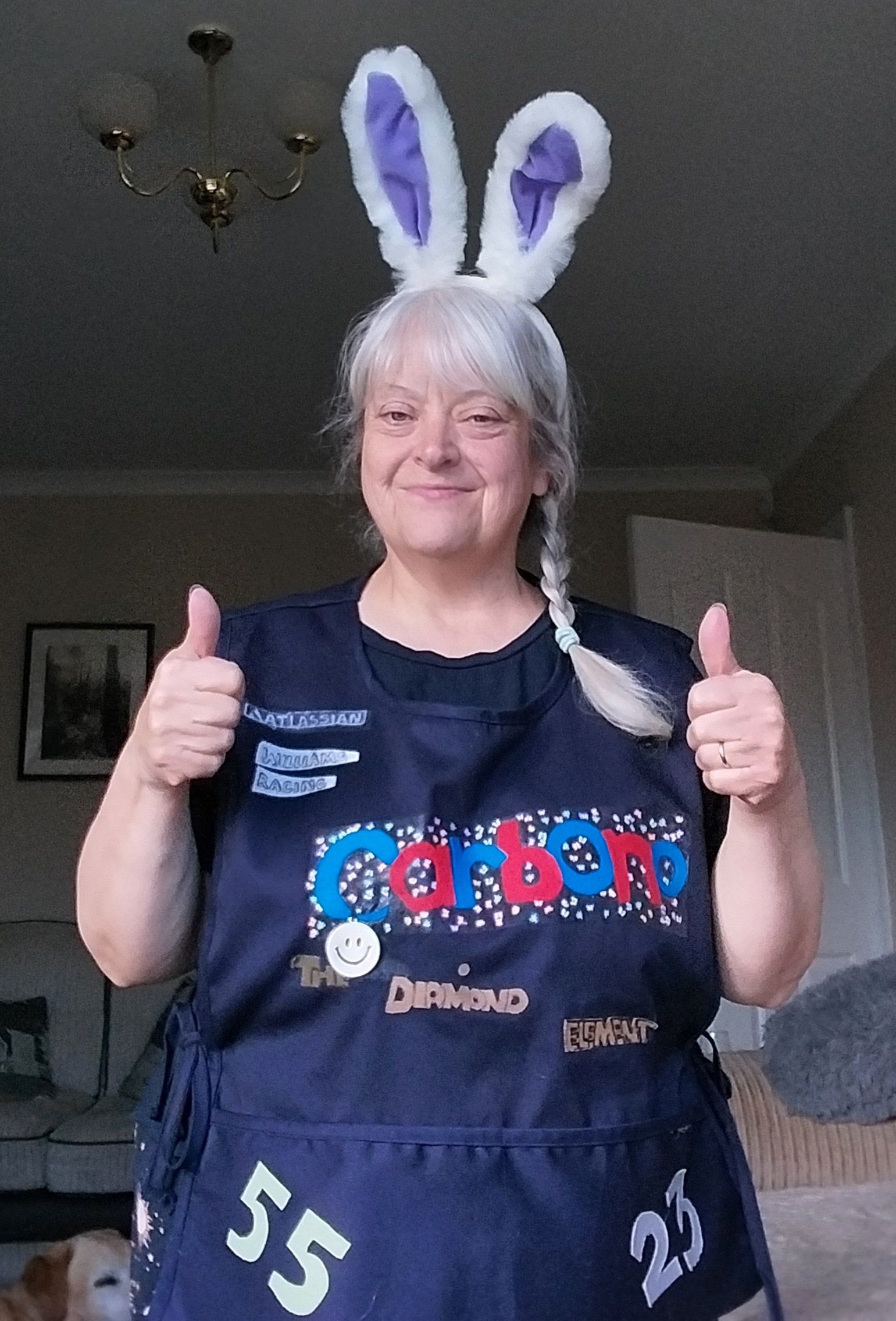 Valerie got into the Easter spirit!