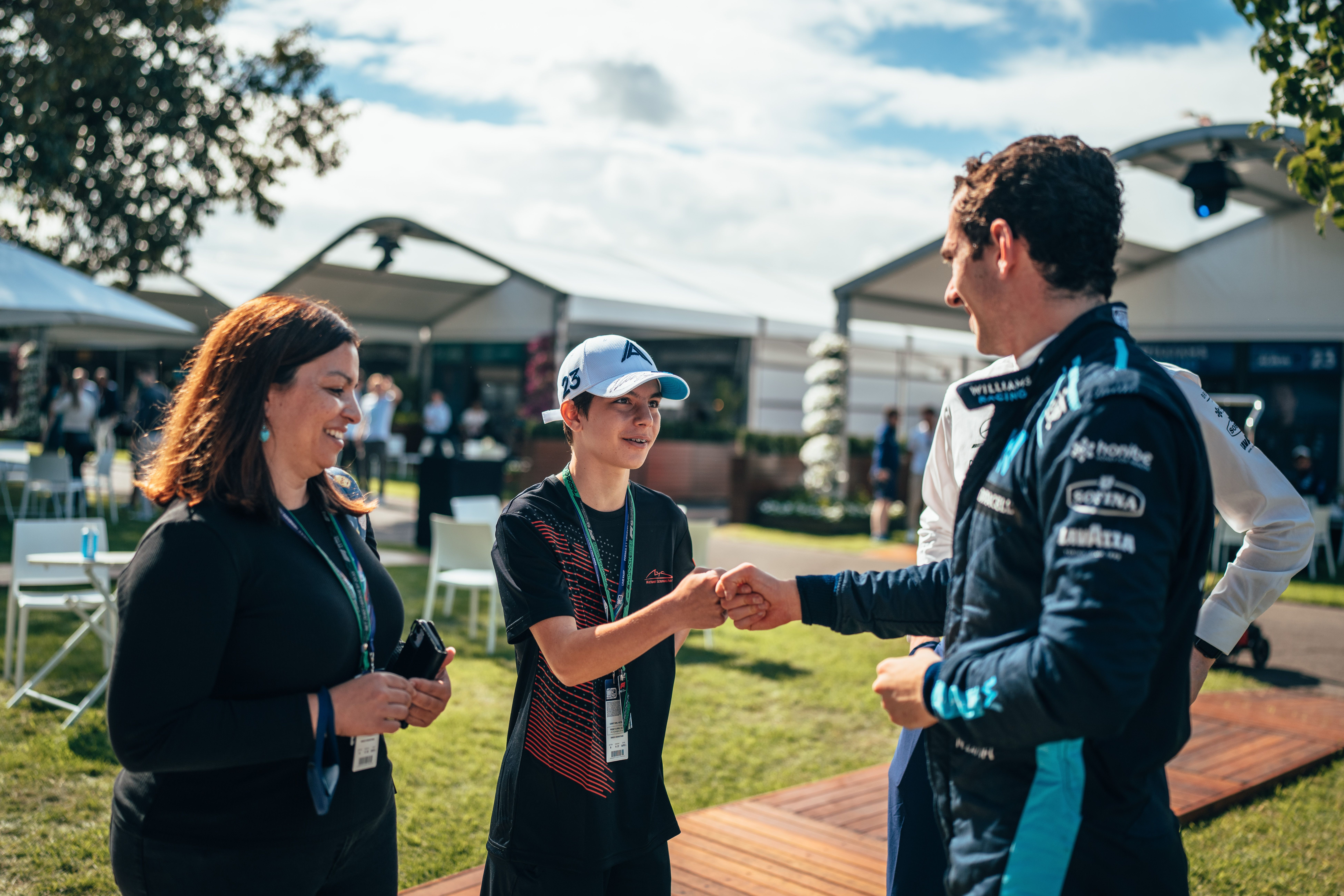 …and they got to meet the team