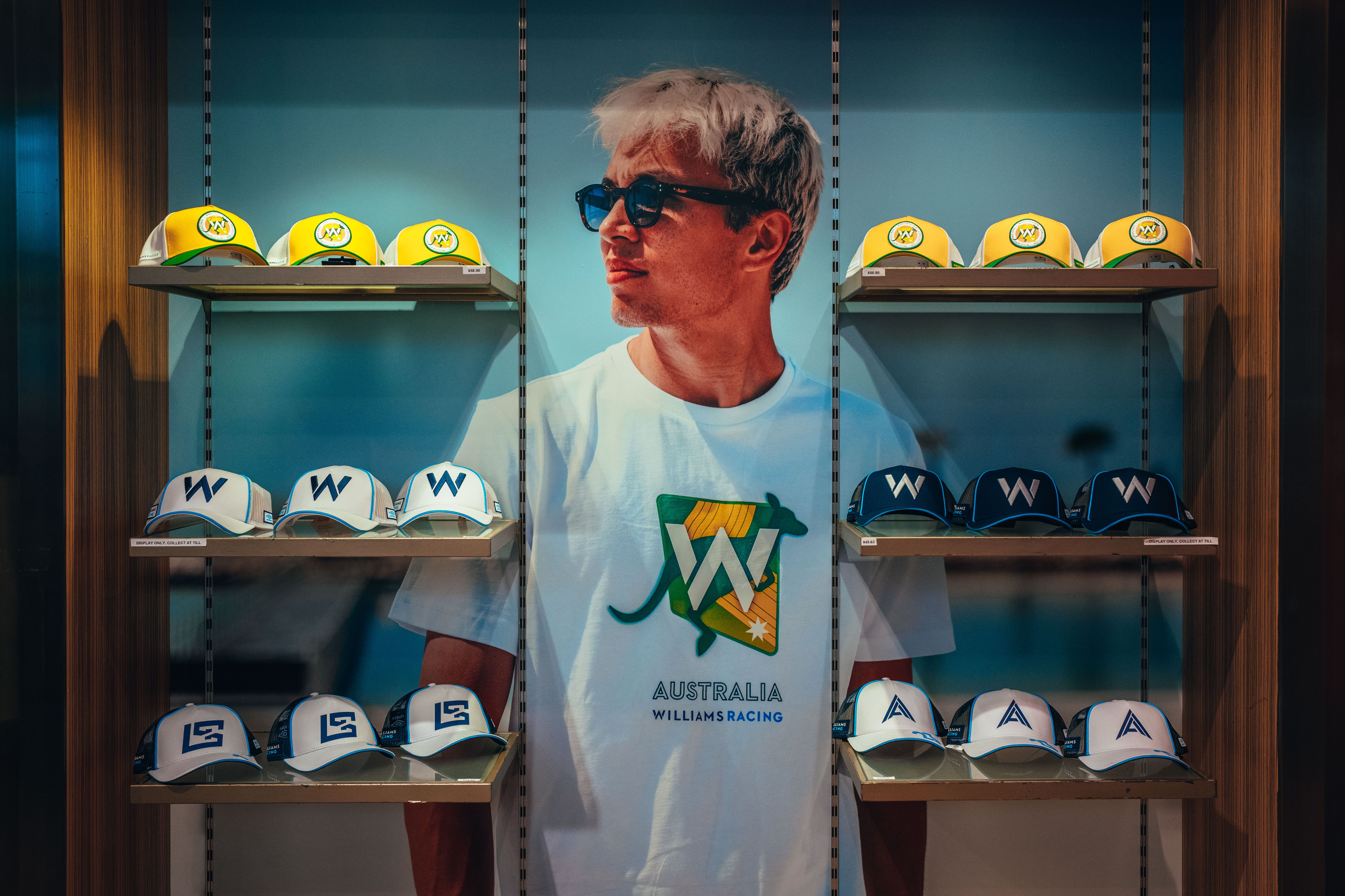 And there were plenty of caps on display.