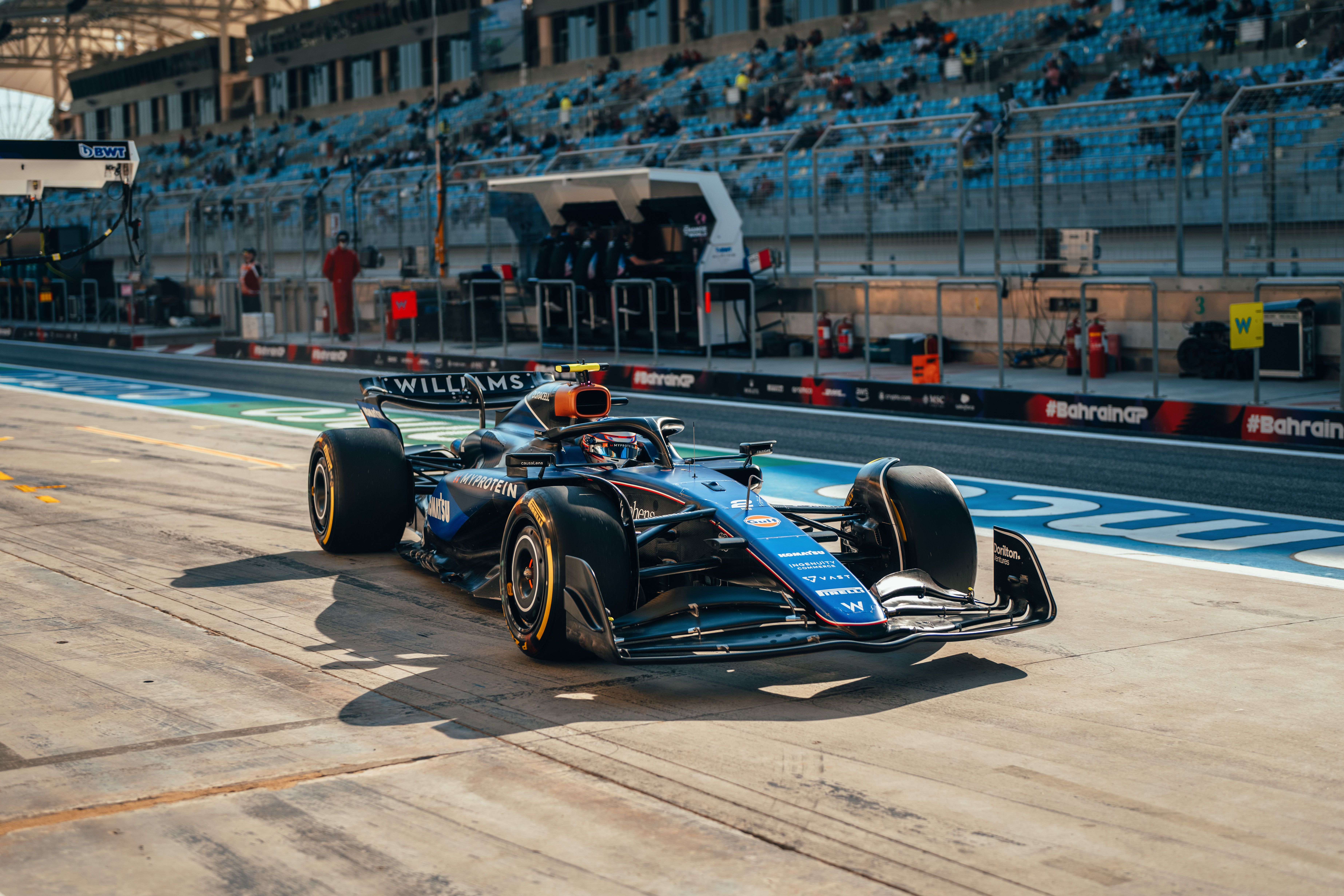 Sarge returns after a run.