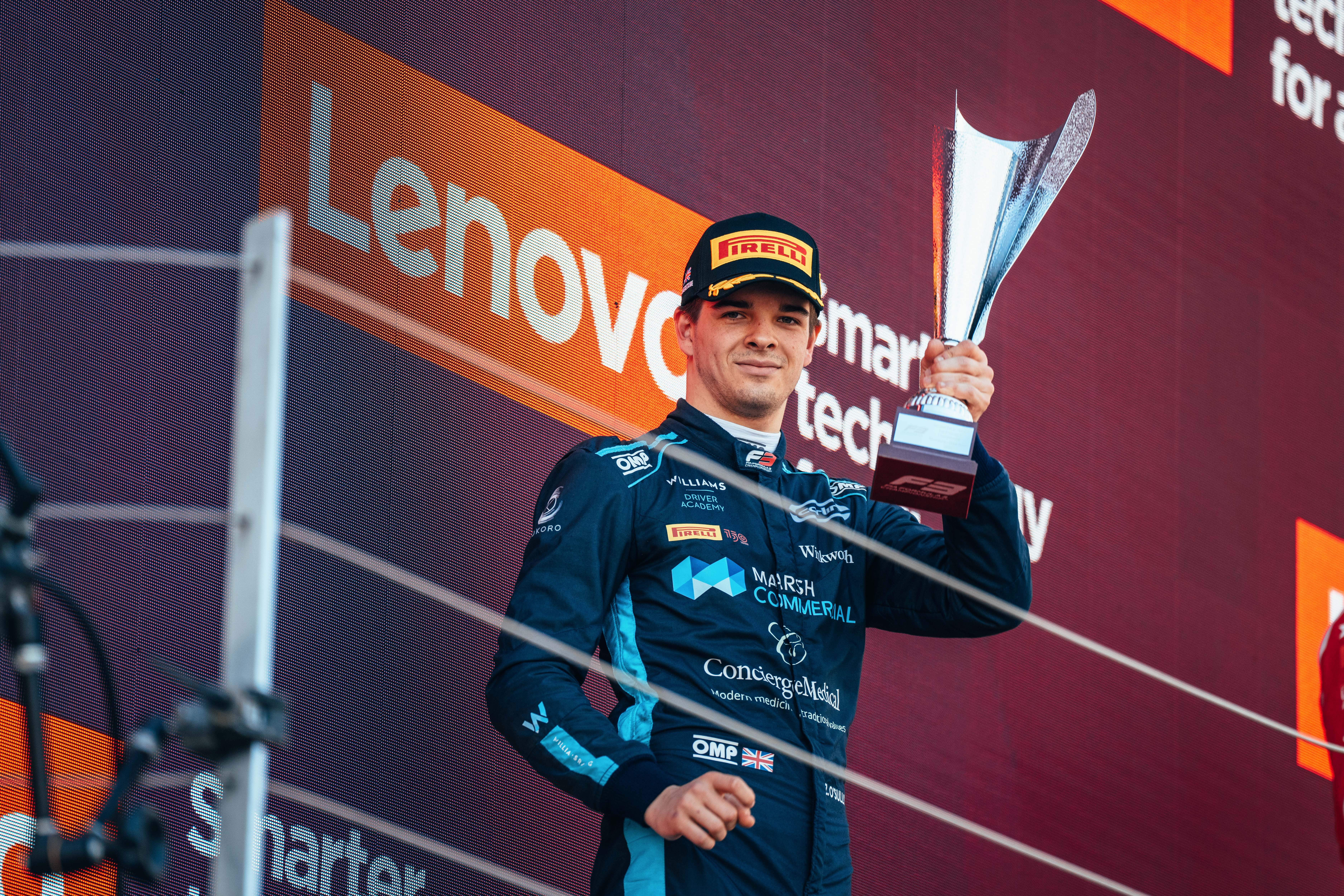 And what a place to get it for the young Brit