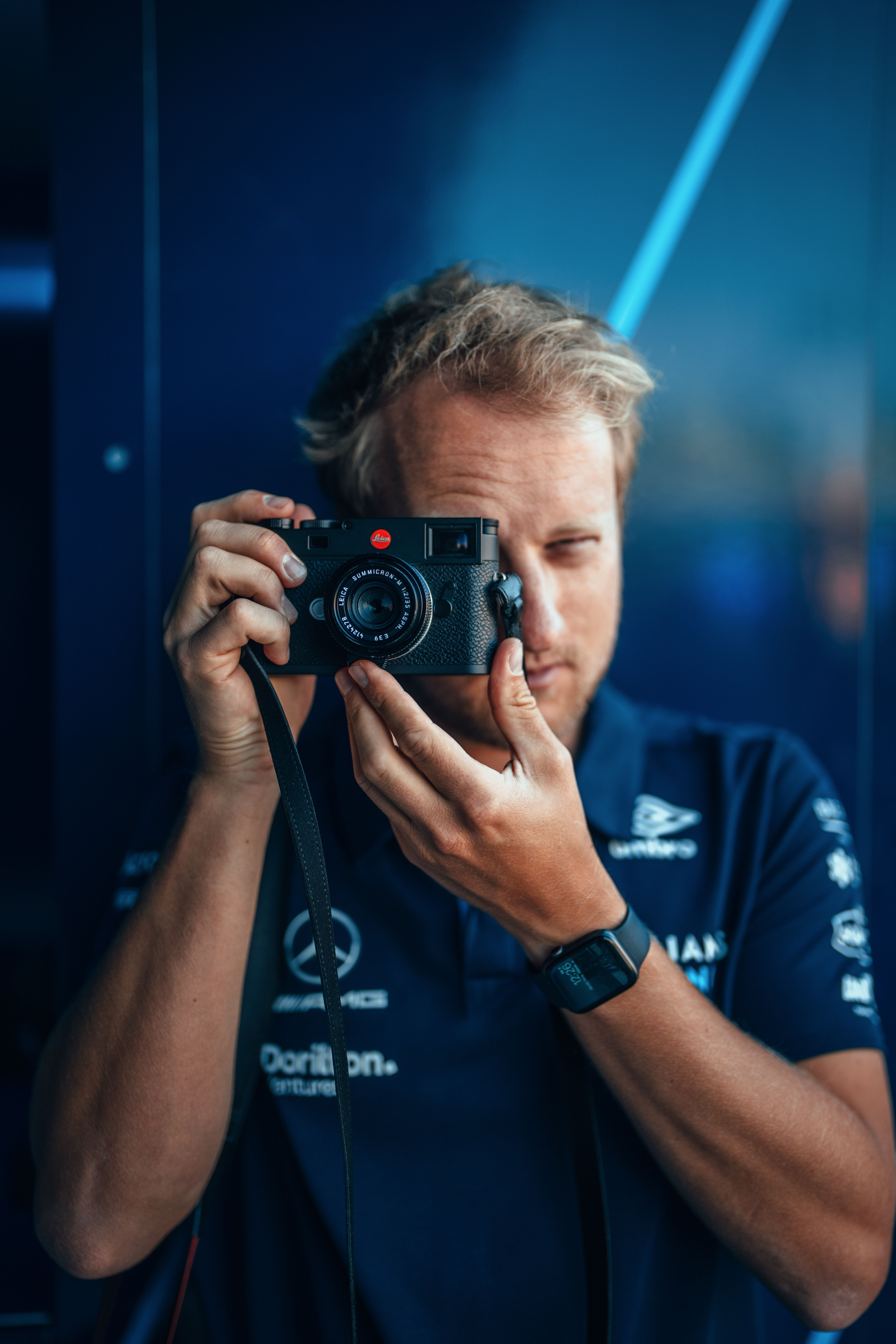 Staying focused is never a problem in our garage.