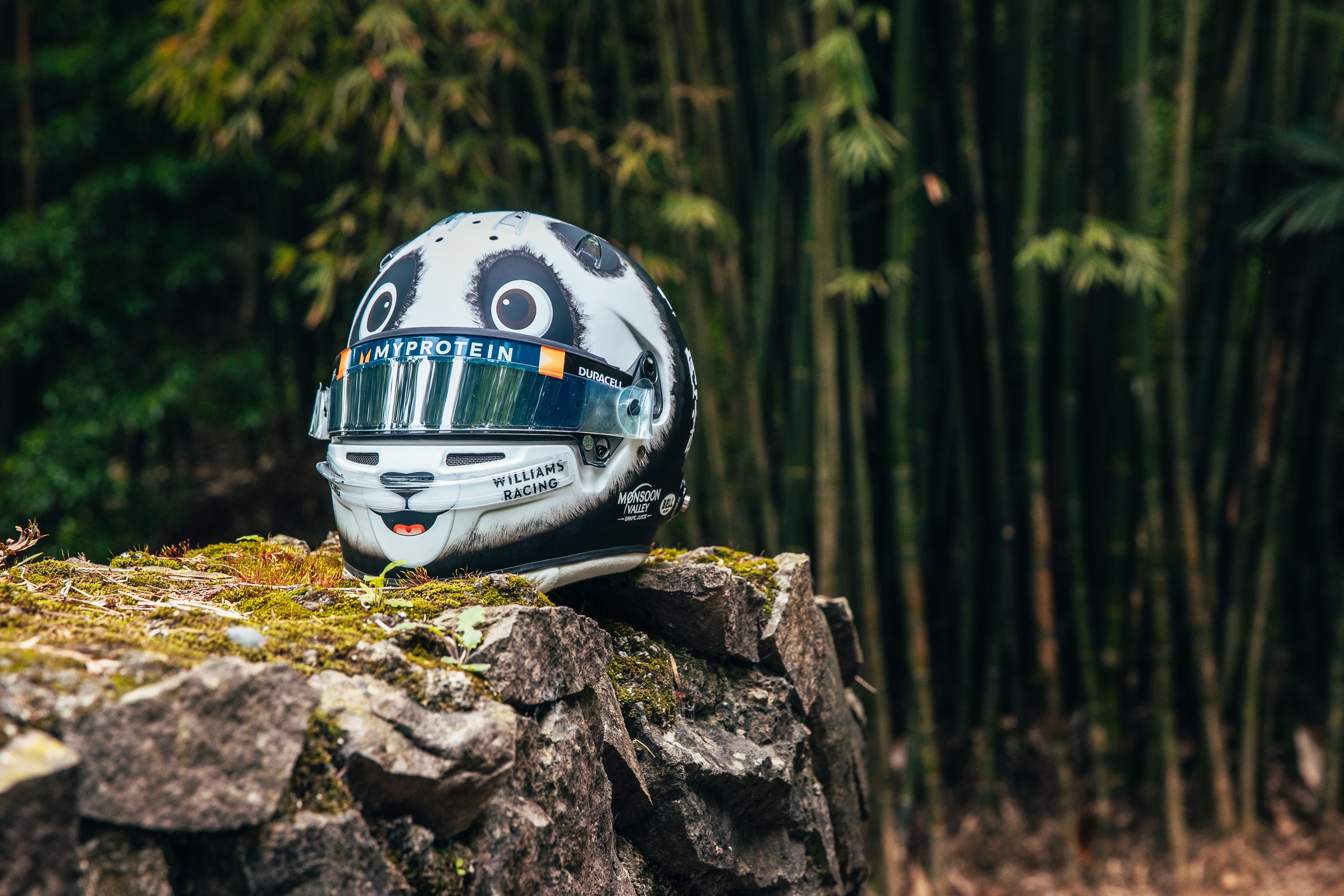 Out to bamboo-zle the F1 paddock.