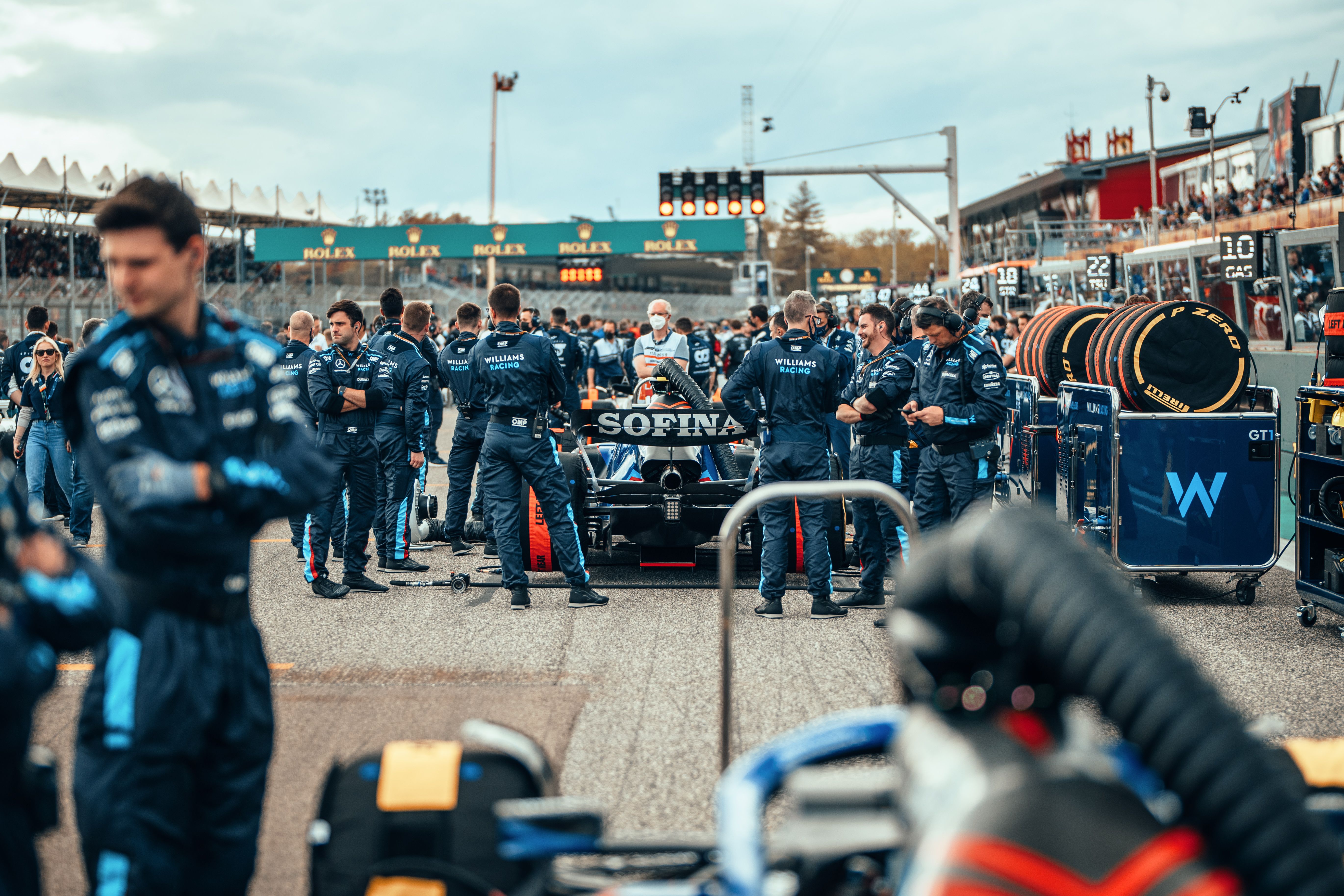 But as ever, a sea of blue