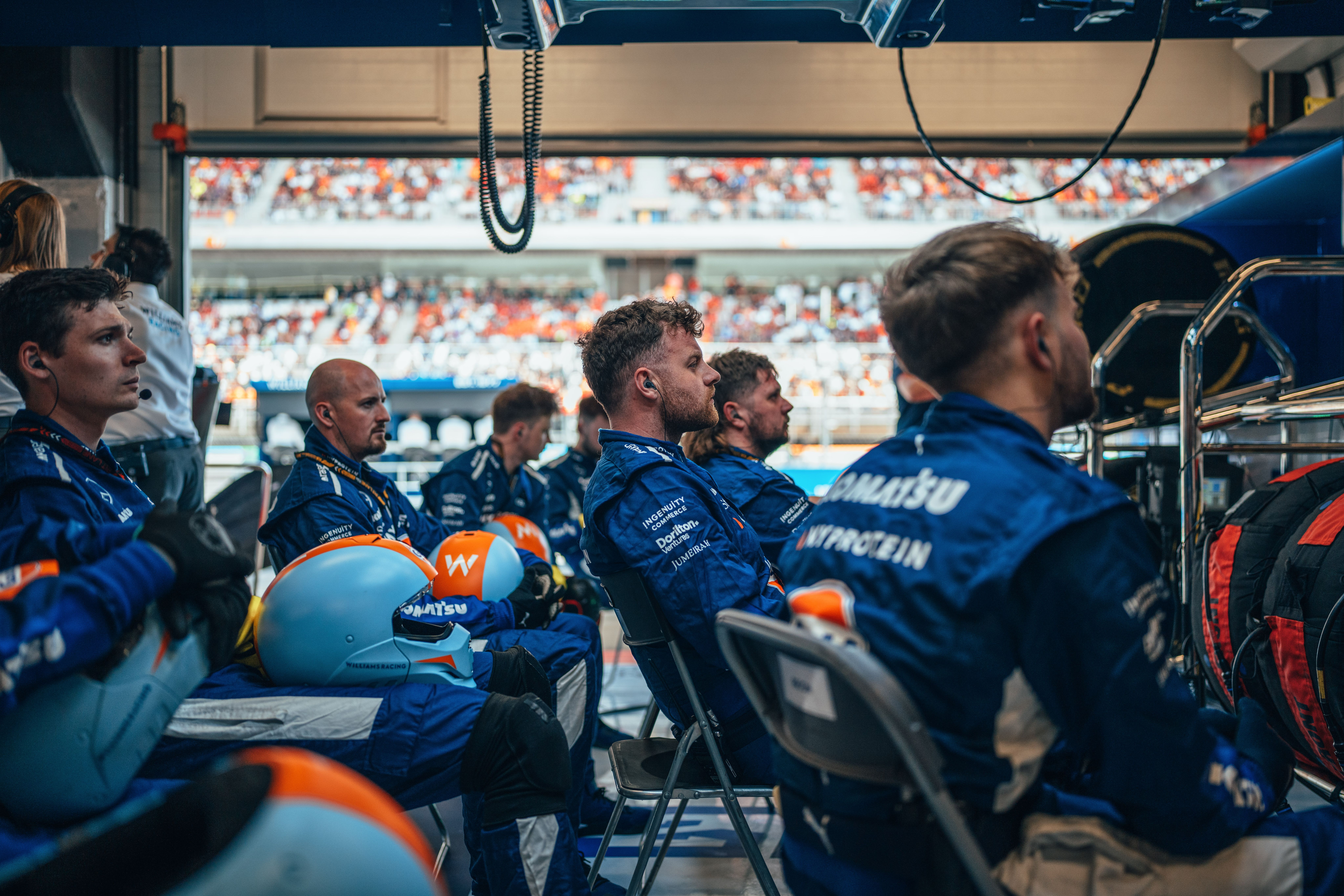 Keeping a close eye on things.