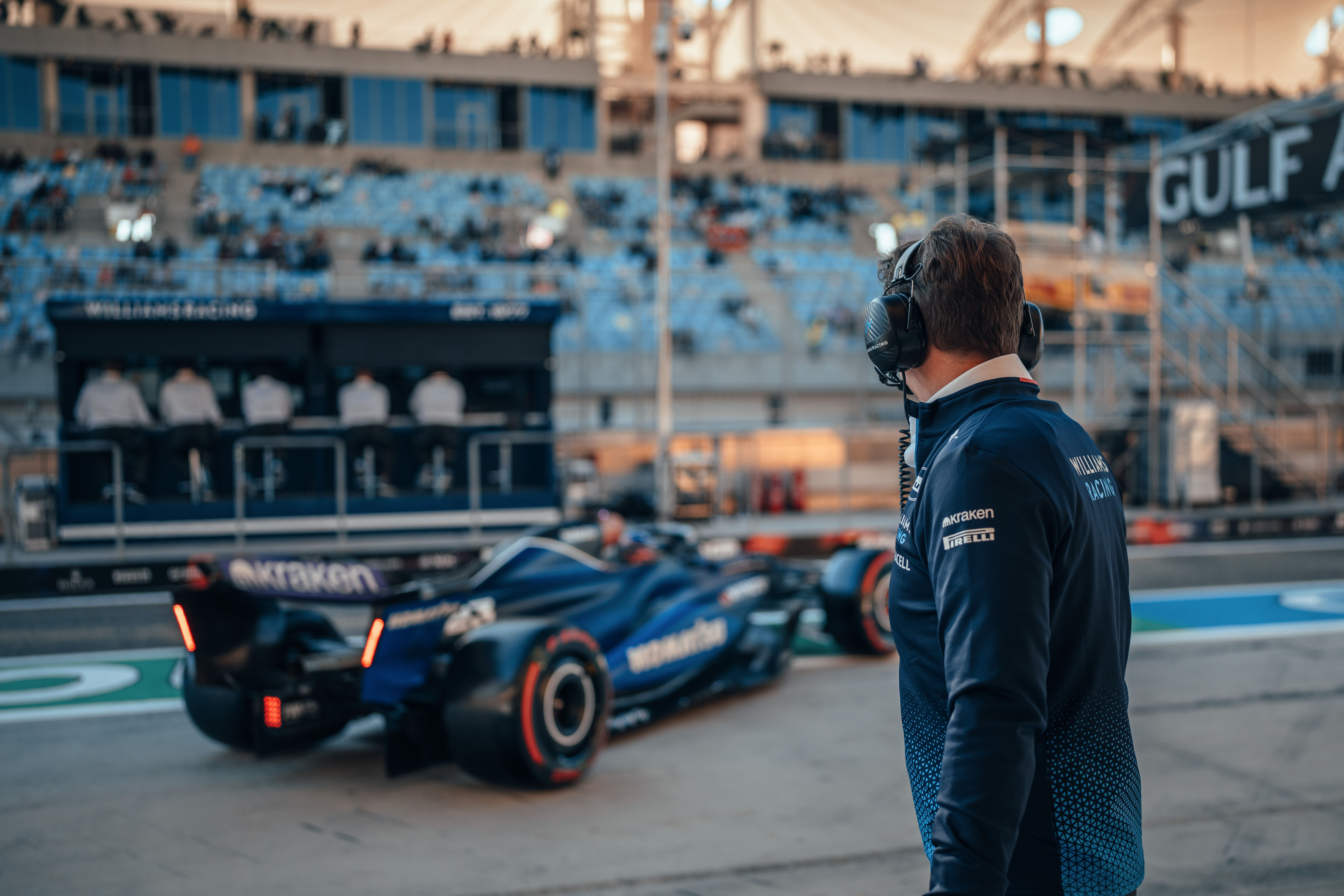 Keeping a close eye on things.