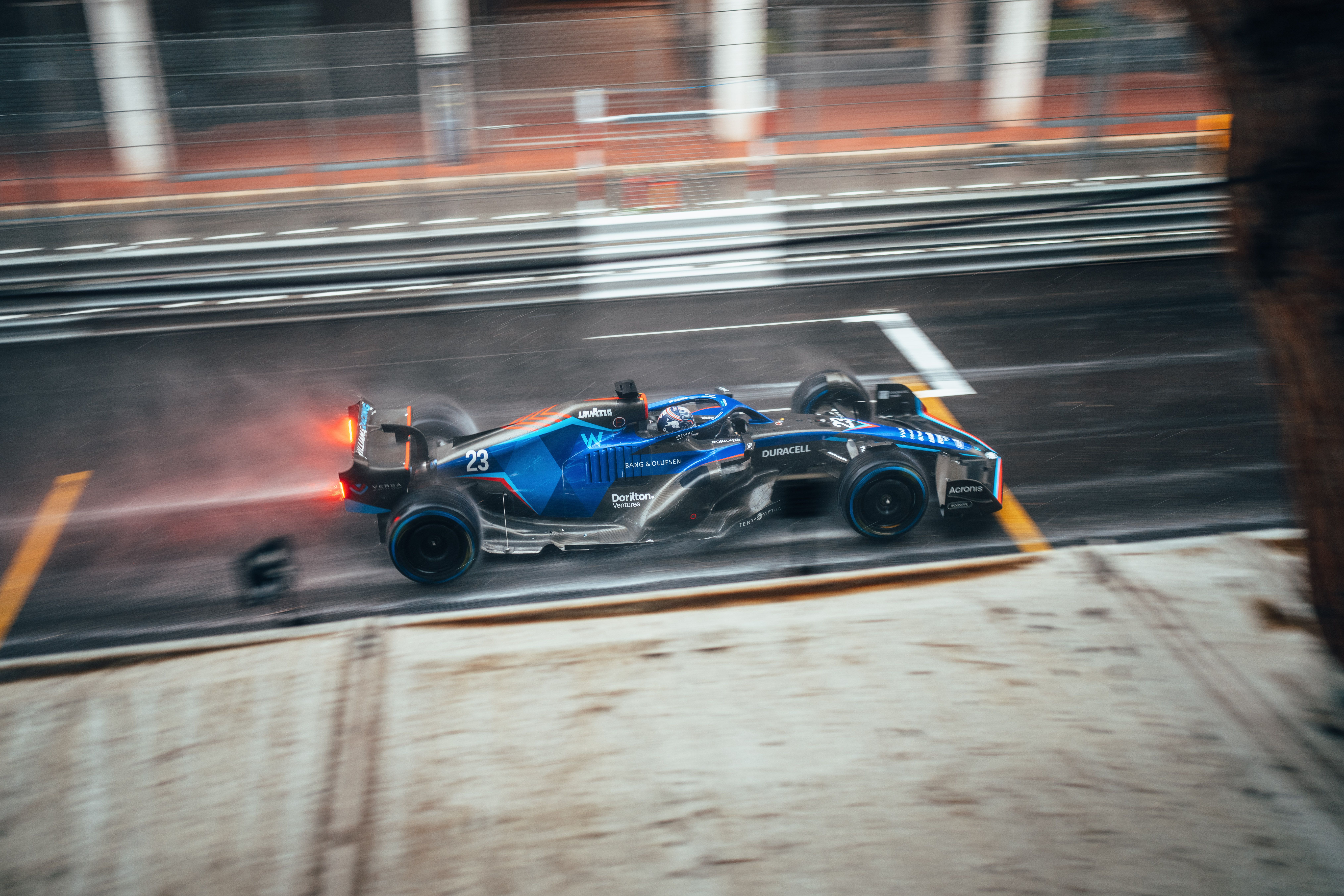 Nobody likes a wet commute, but at least the photos look cool