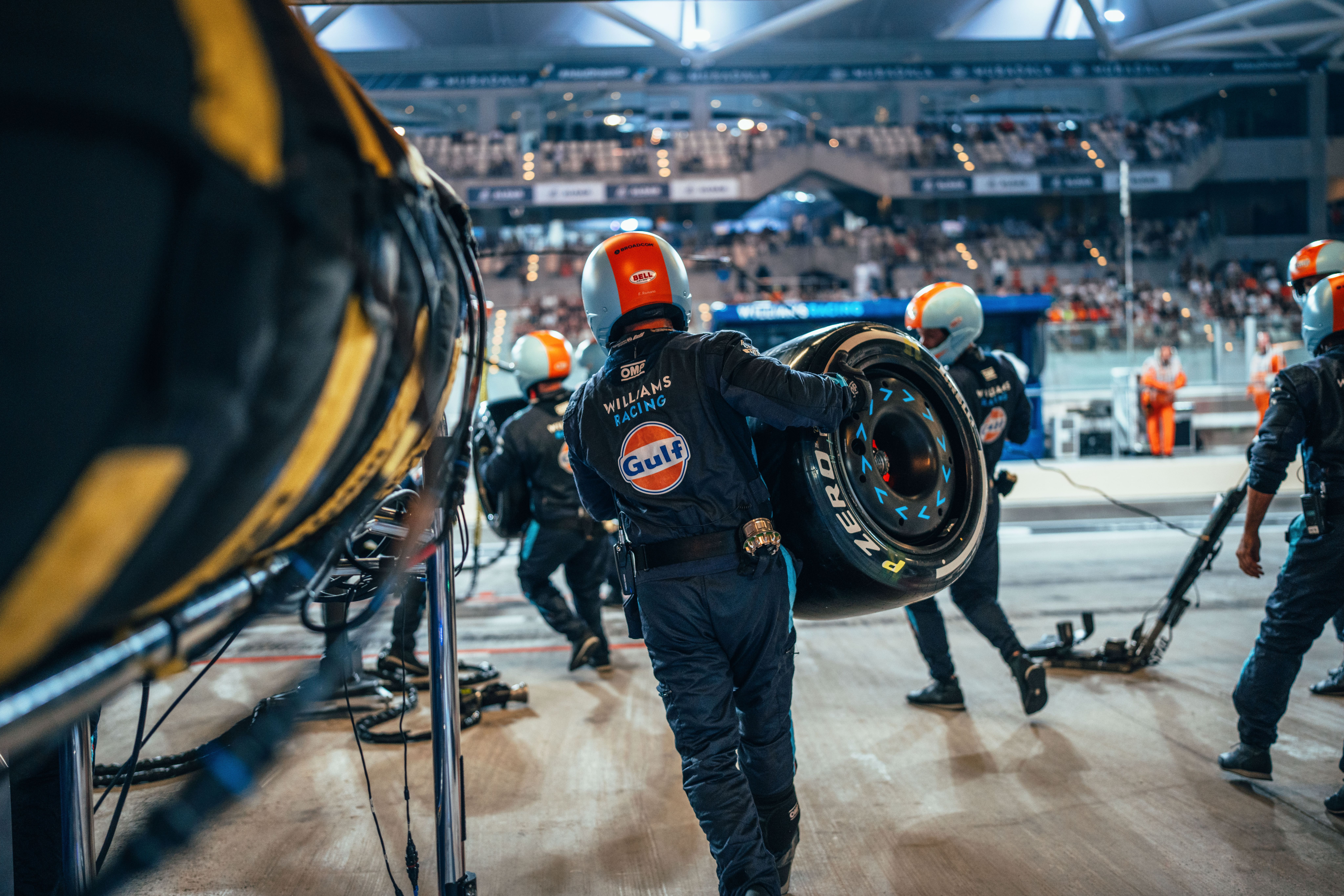 Called into action once more.