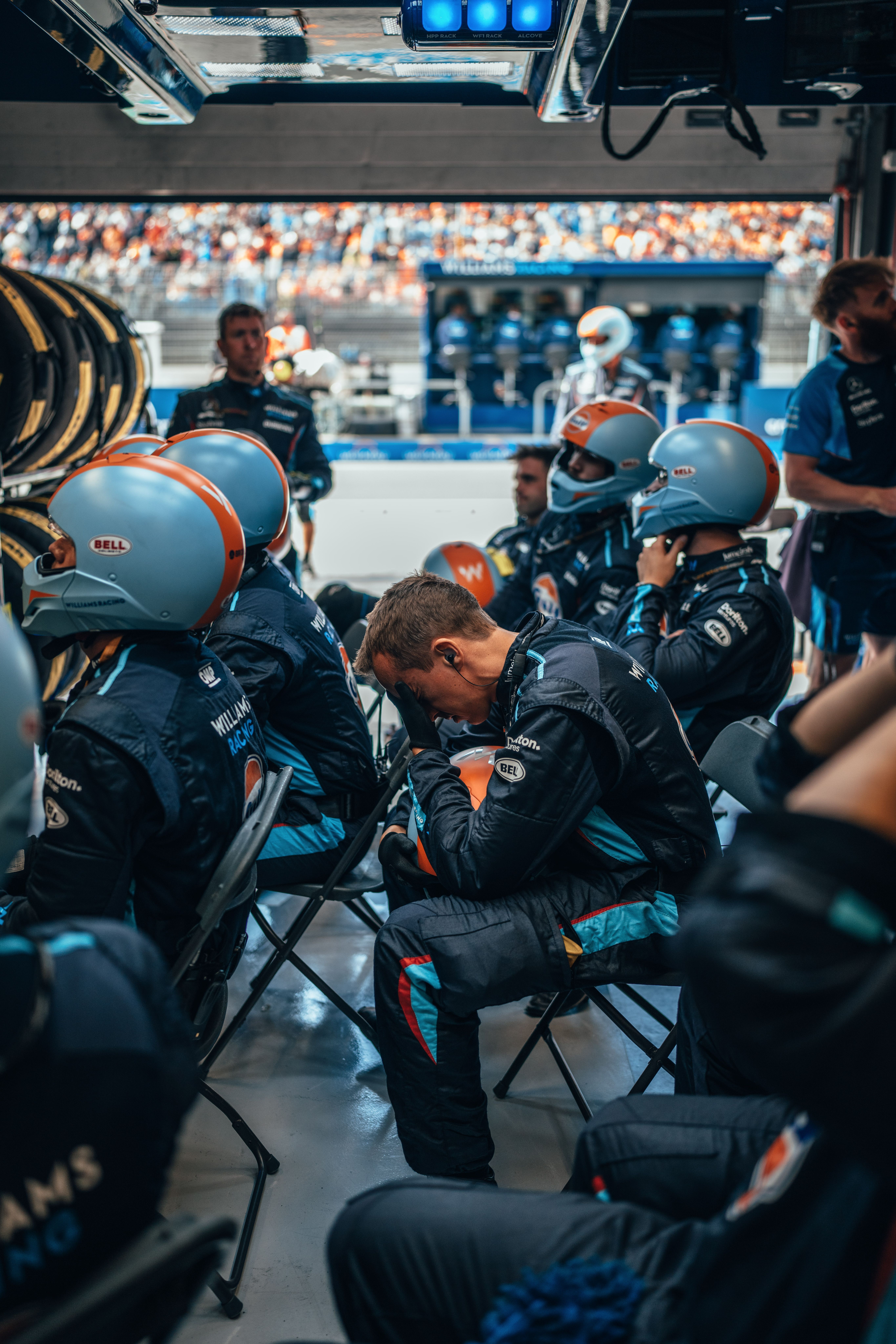 After surviving the weather on softs, sadly a hydraulic issue brought an abrupt end to Logan’s afternoon. 