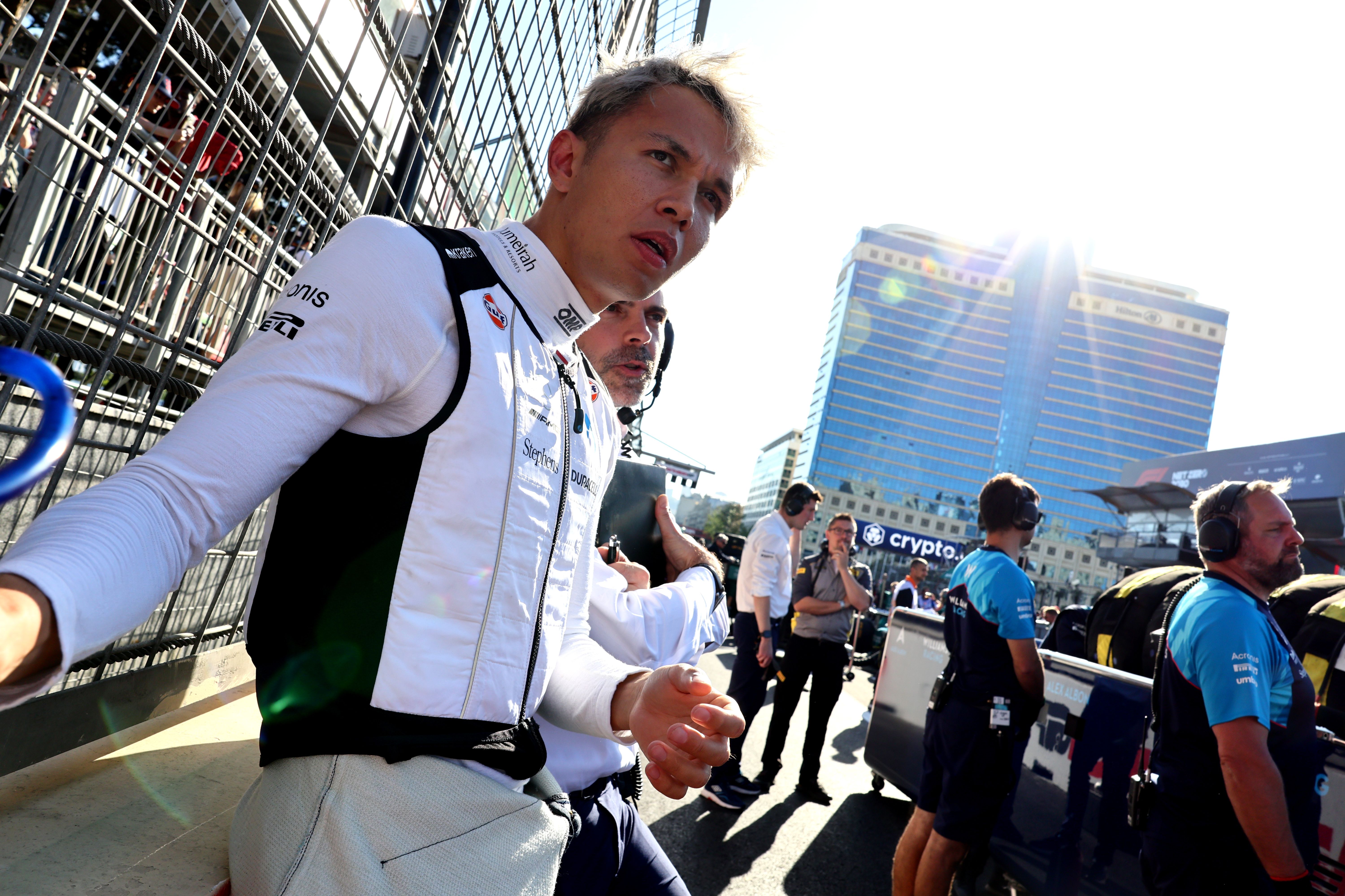 Alex checks the view from the fourth row.