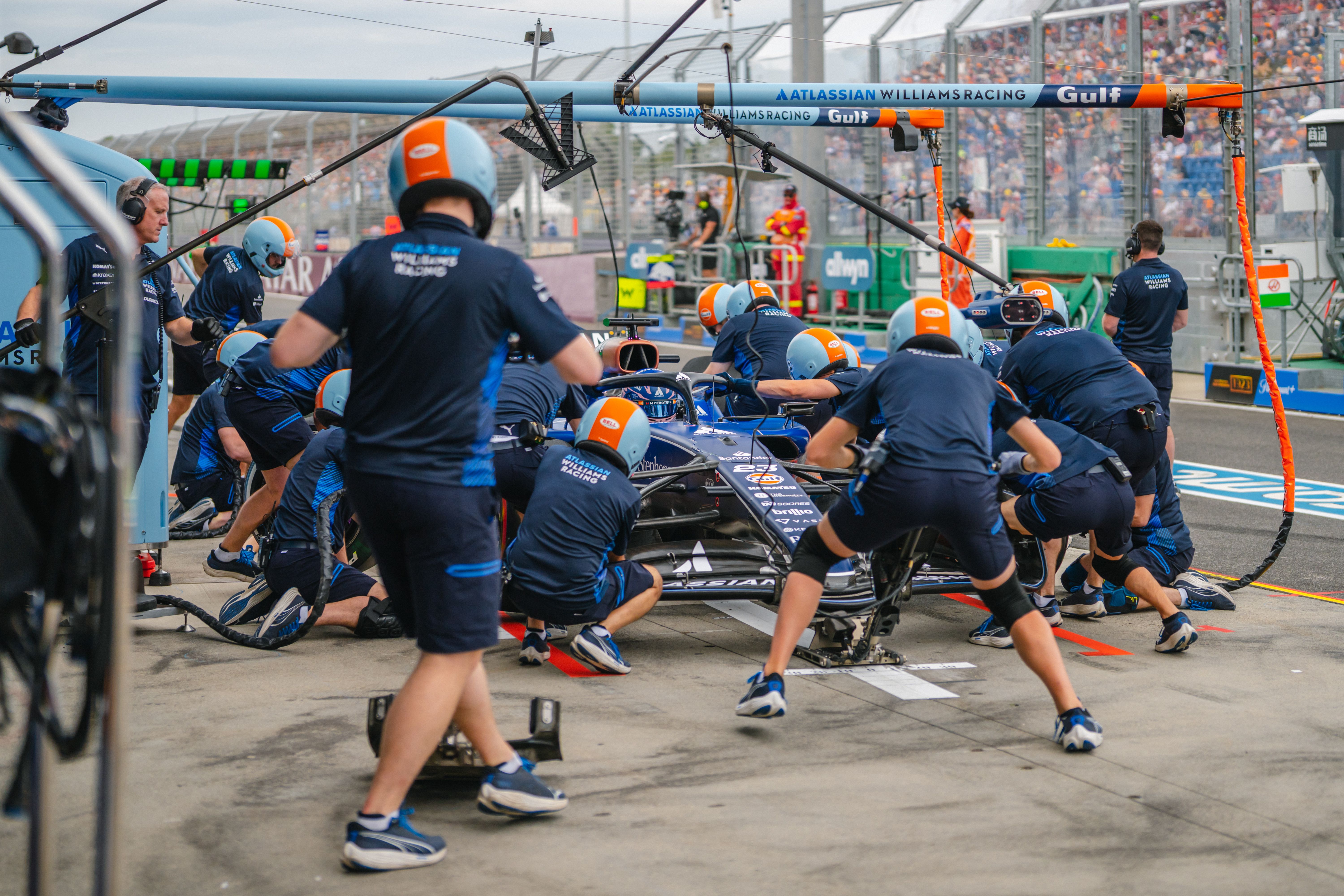 In and out with a Saturday pit stop