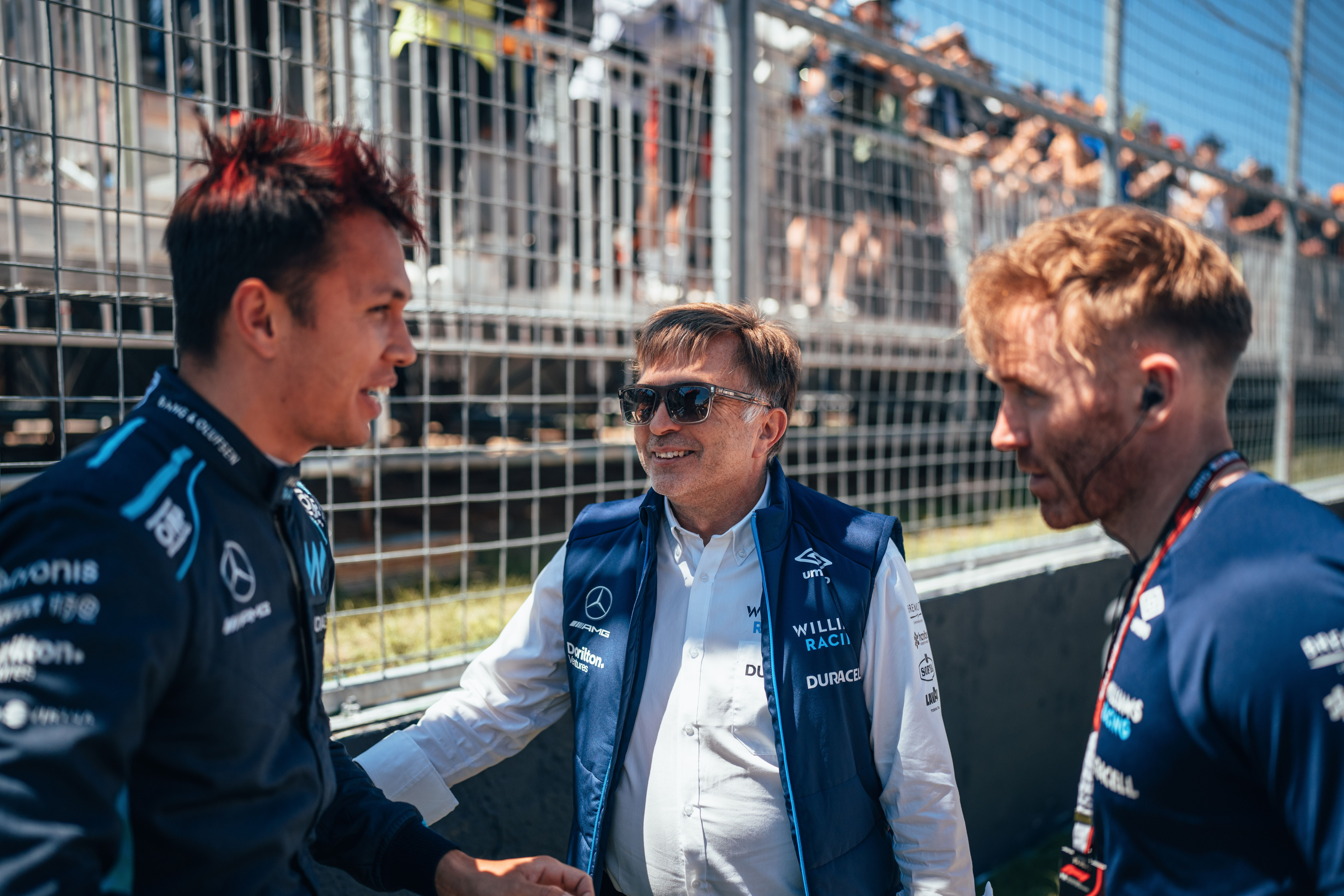 One final chat with Jost before lights out