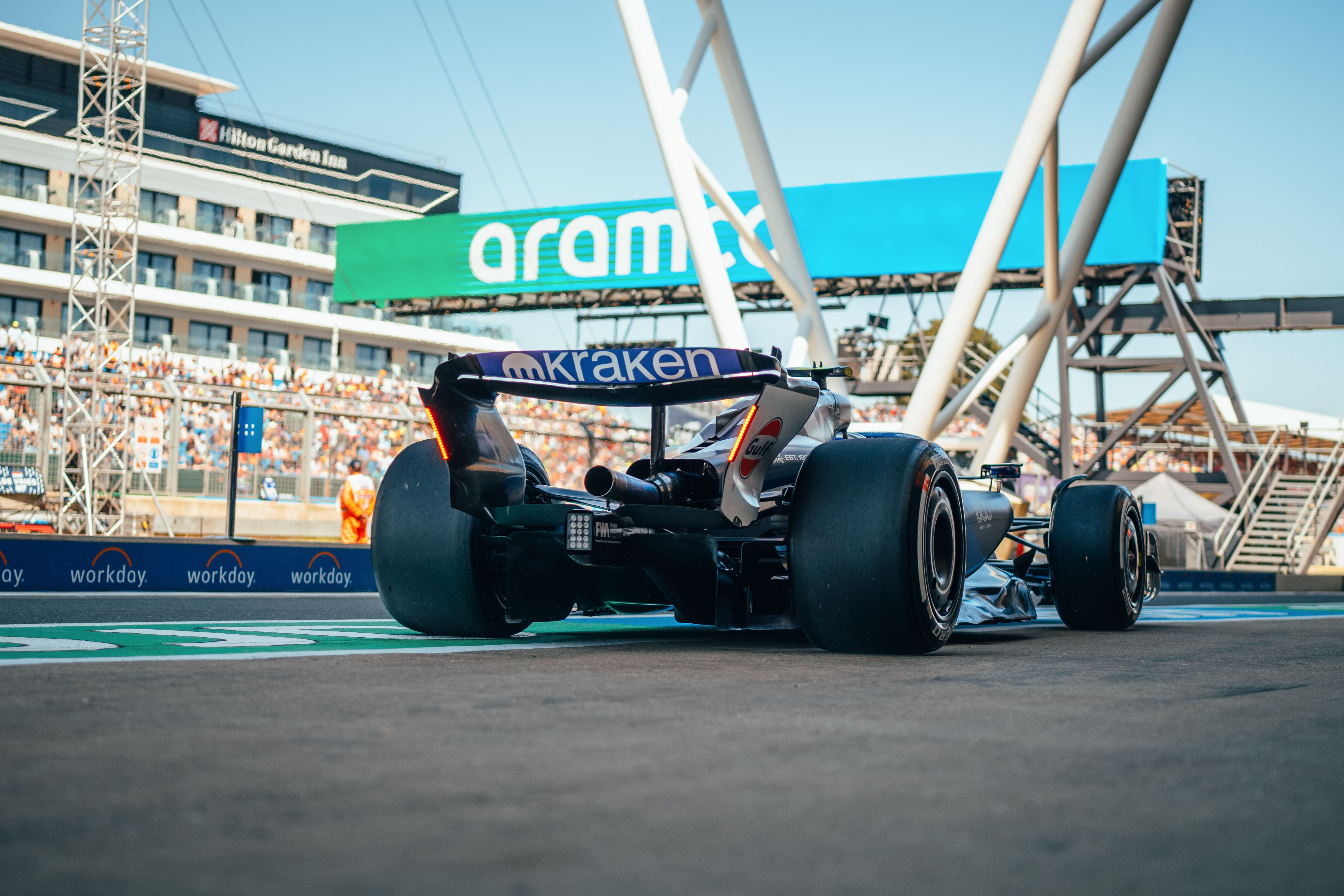 Heading out for a few more laps.