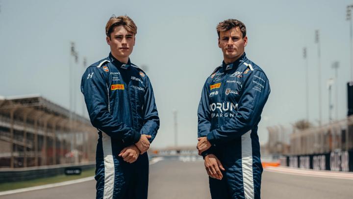 Luke Browning and Victor Martins - Formula 2 Drivers in the Williams Racing Driver Academy