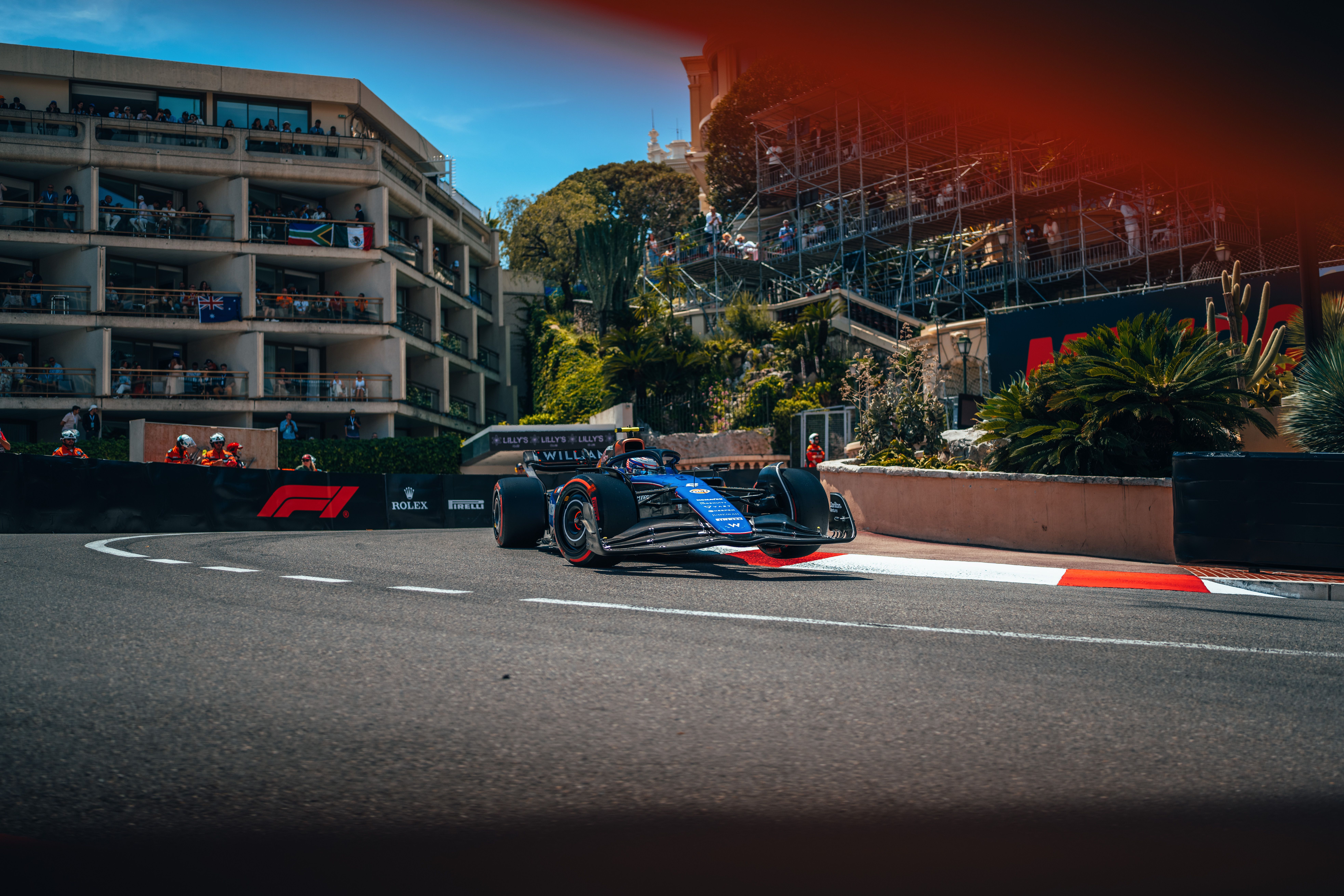 Rounding the corner.