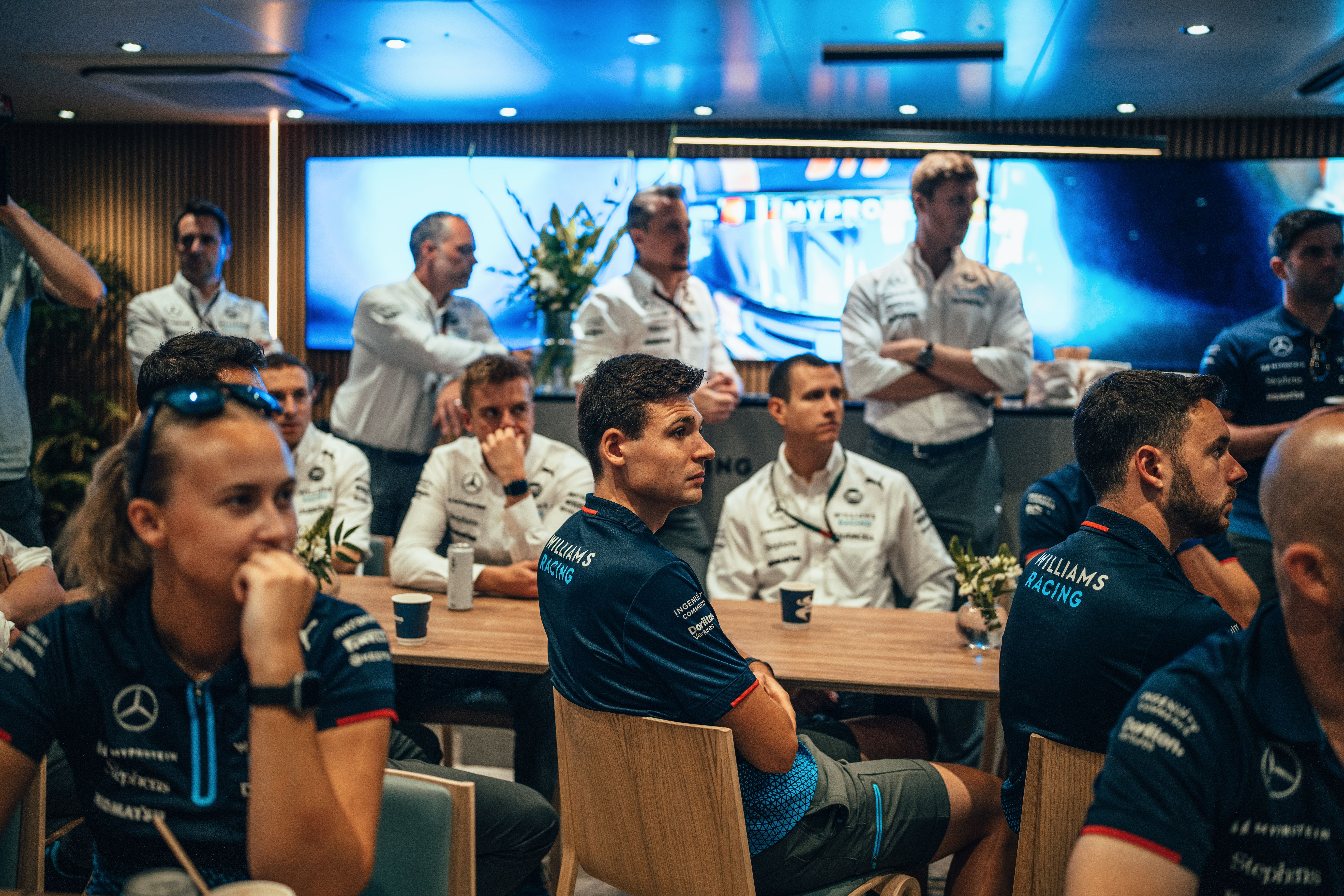 Starting the day with a Team Talk.