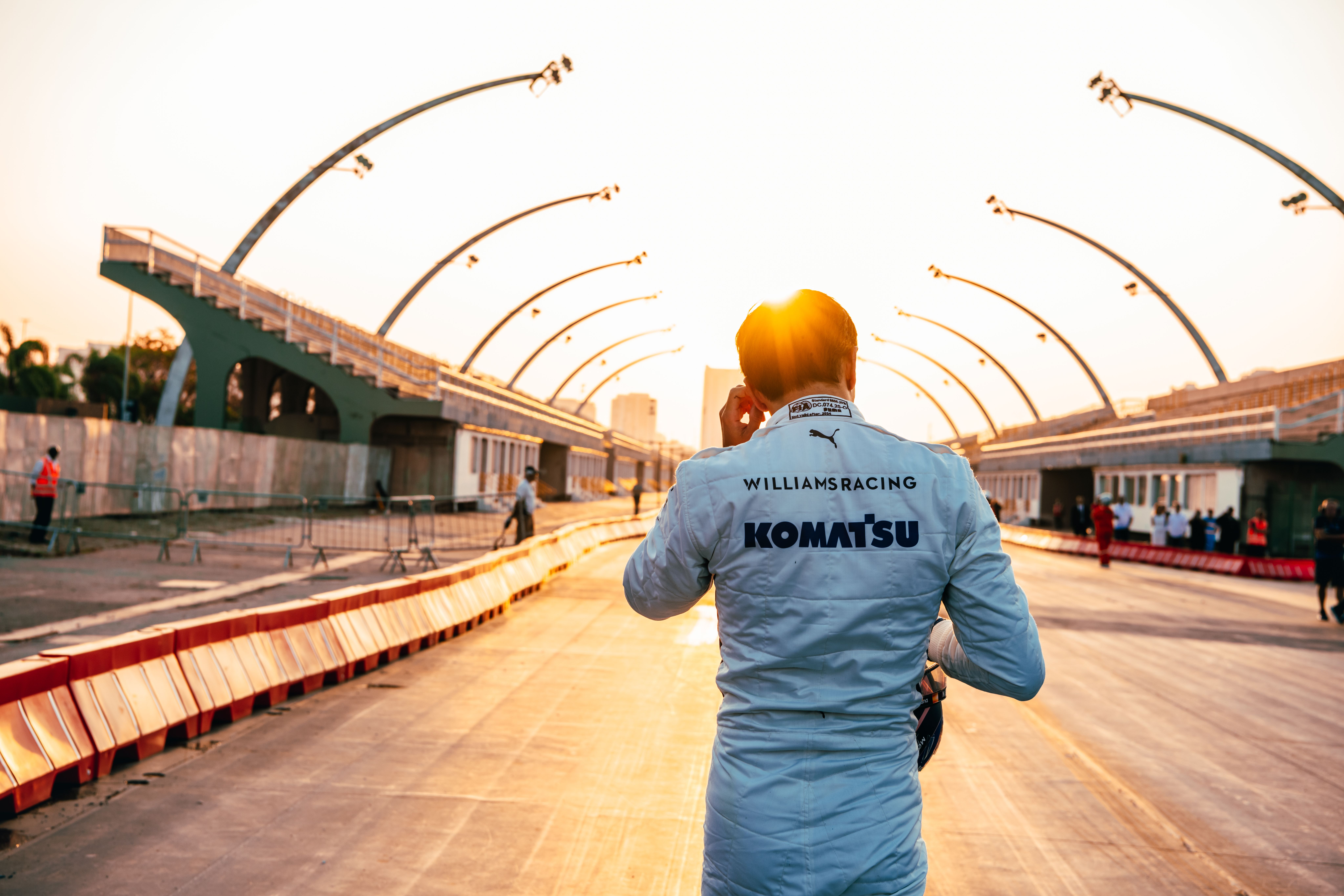 In to the São Paulo sunset.