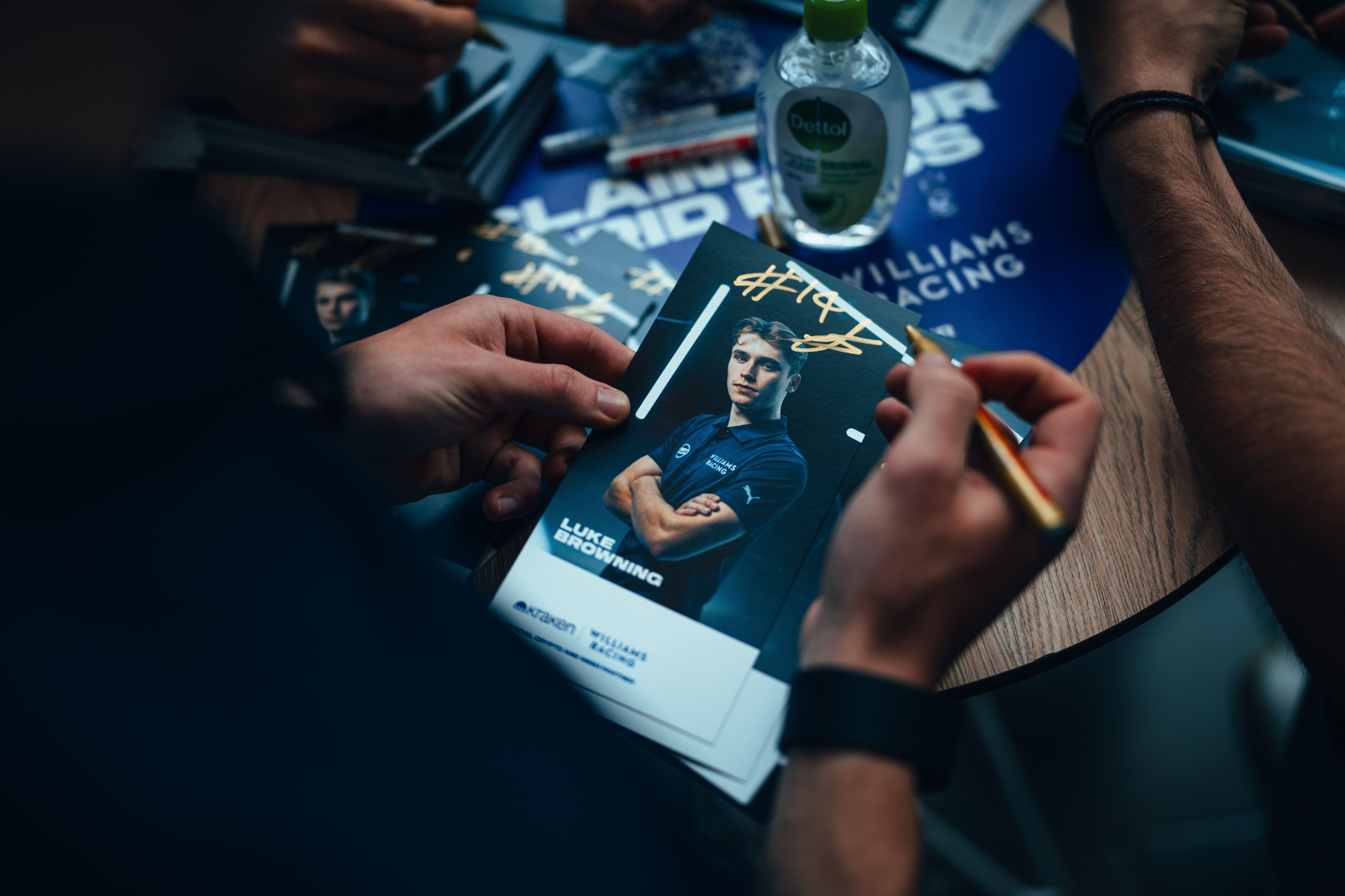 Zak, Franco and Luke were first to take to the stage on Tuesday.