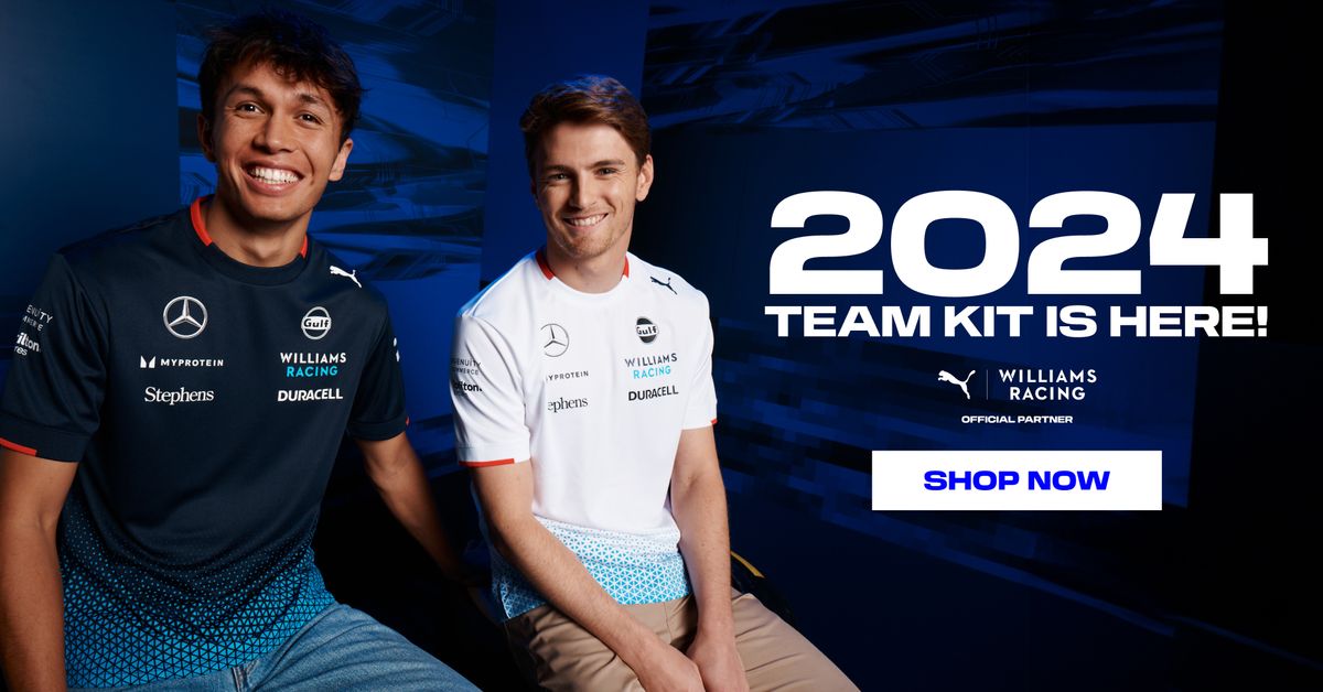 WATCH: A first look at the Williams Racing 2024 Team Kit | Atlassian ...
