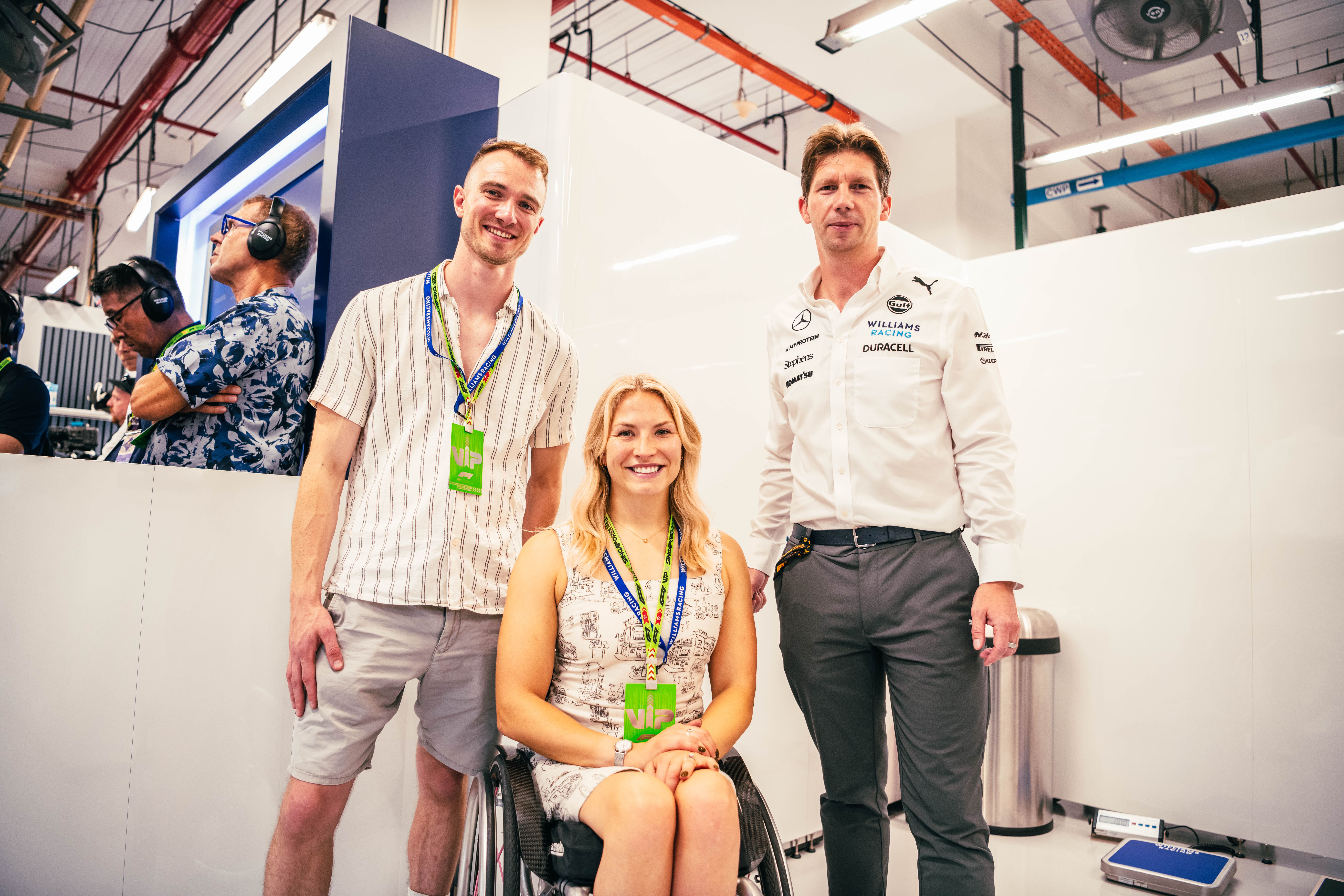 Paralympic Champion Sammi Kinghorn MBE was our guest in Singapore.