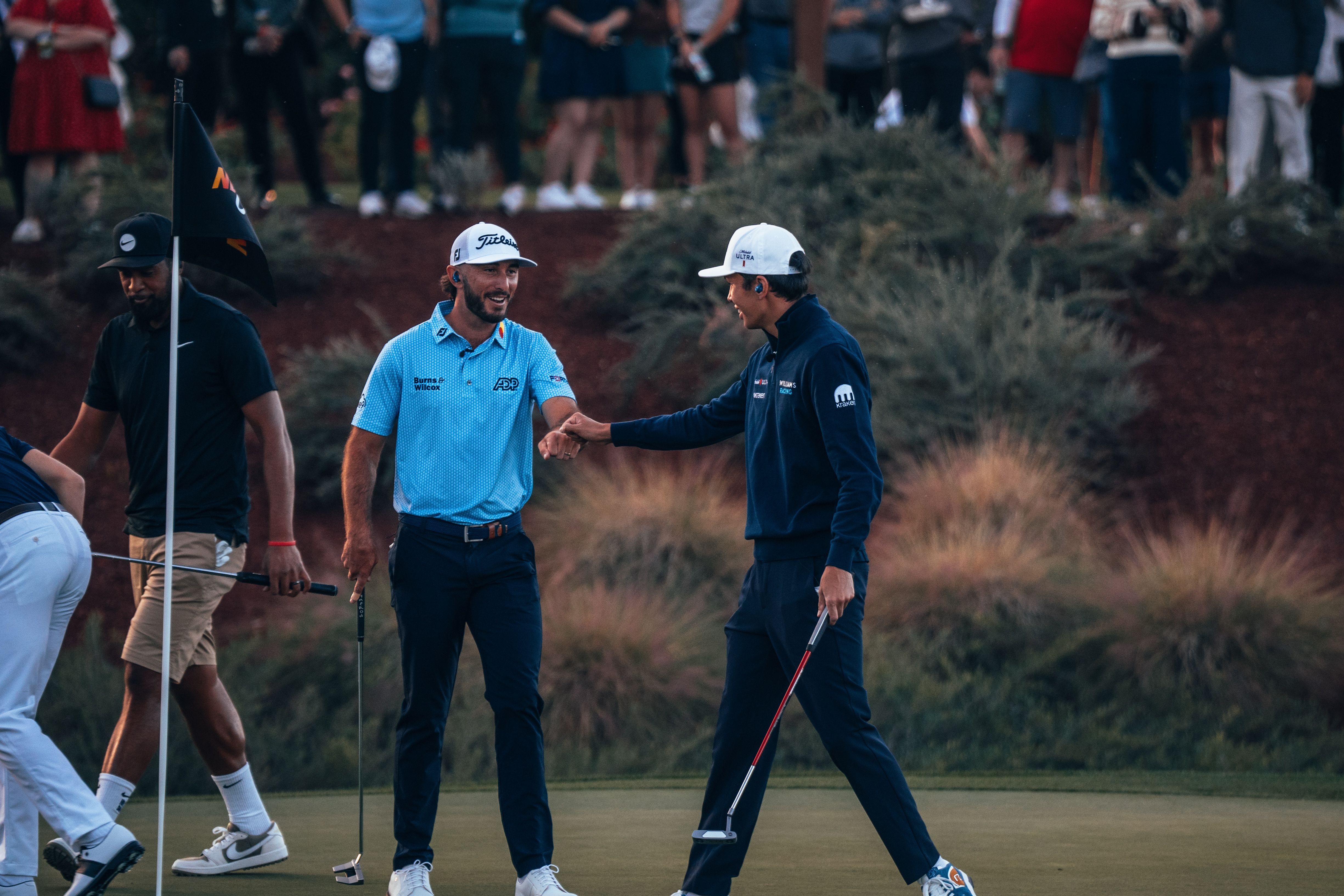 Alex was paired with Max Homa in Vegas.