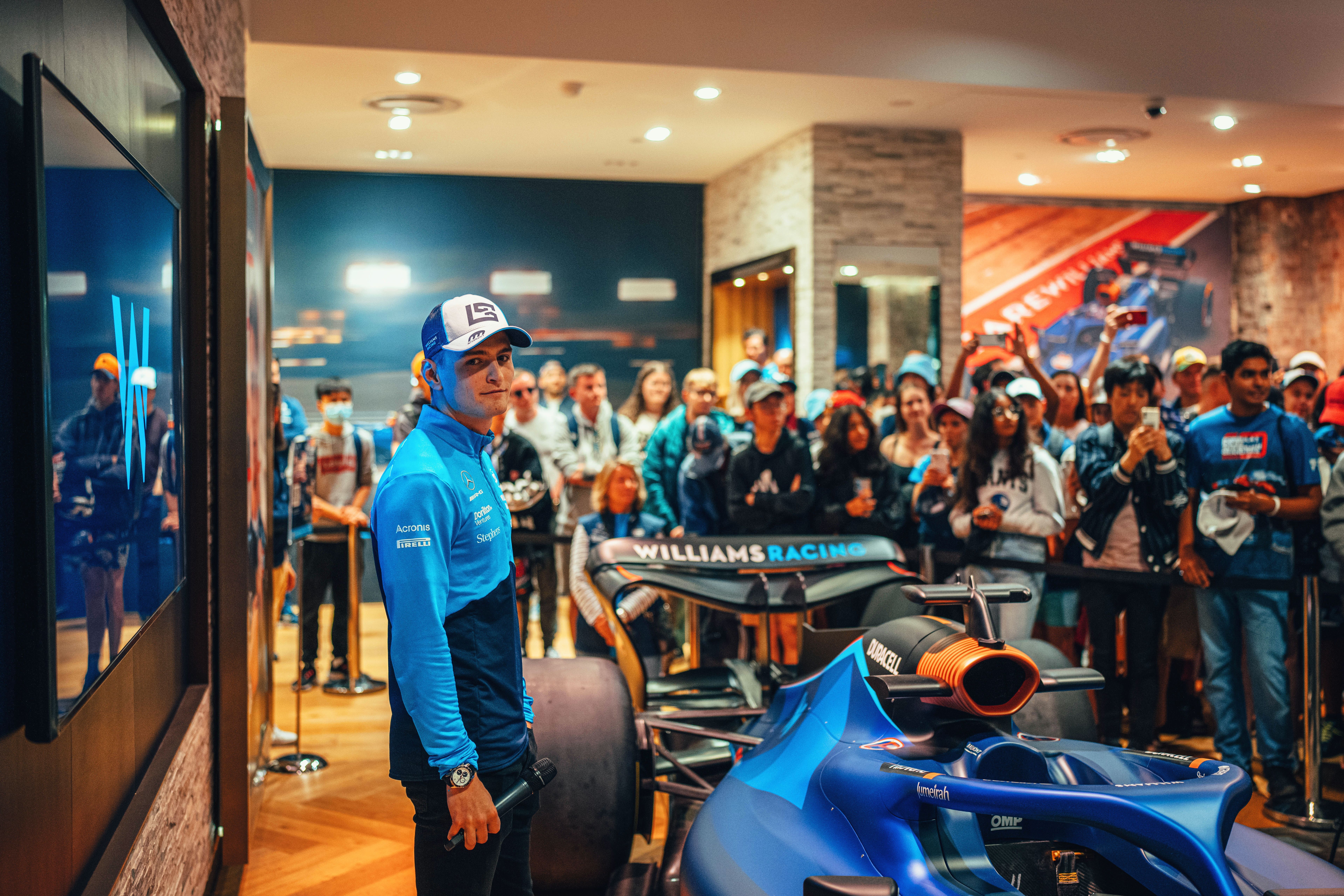 Then it was the turn of our young American.