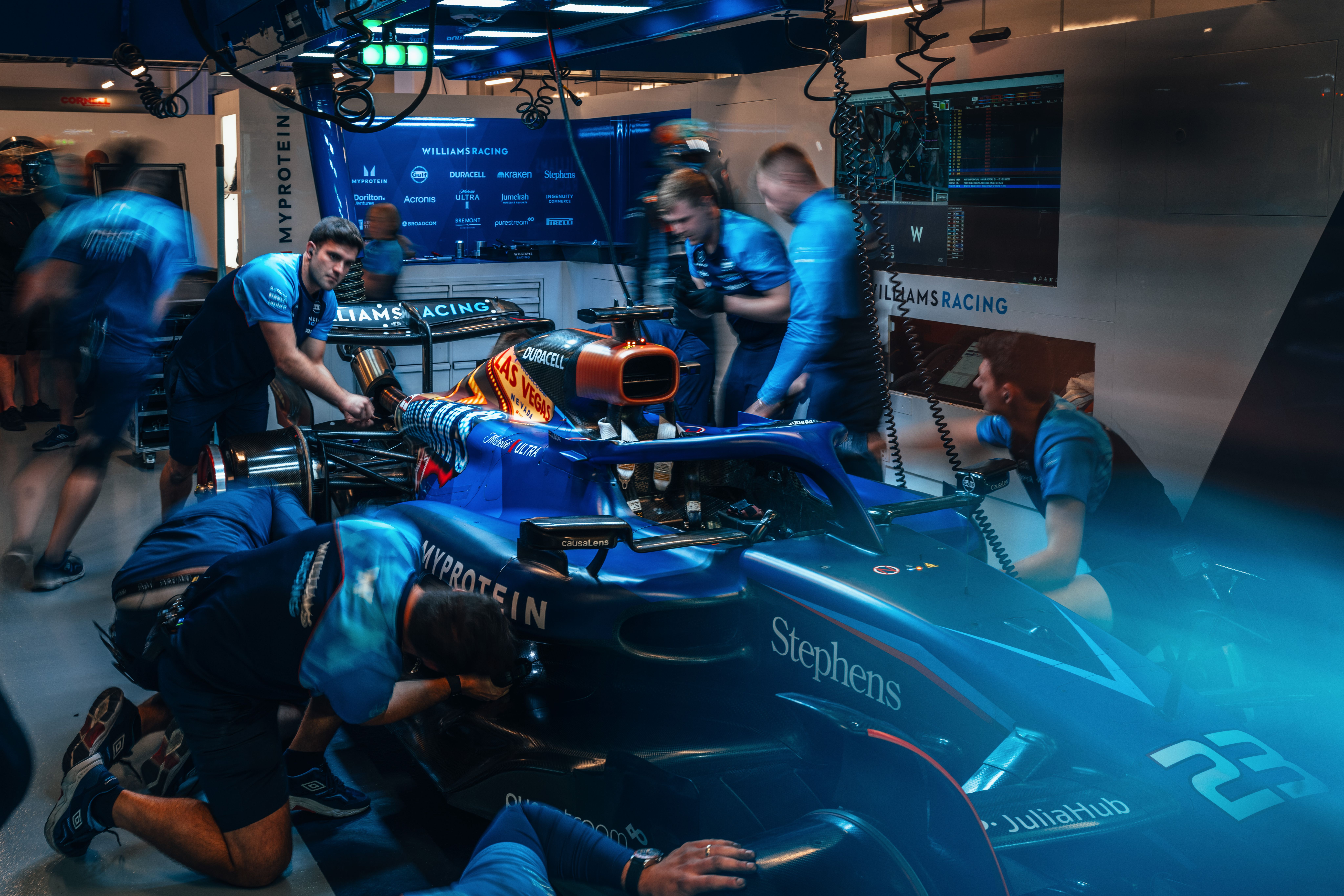 Great work to ensure Alex's car was ready for Quali.