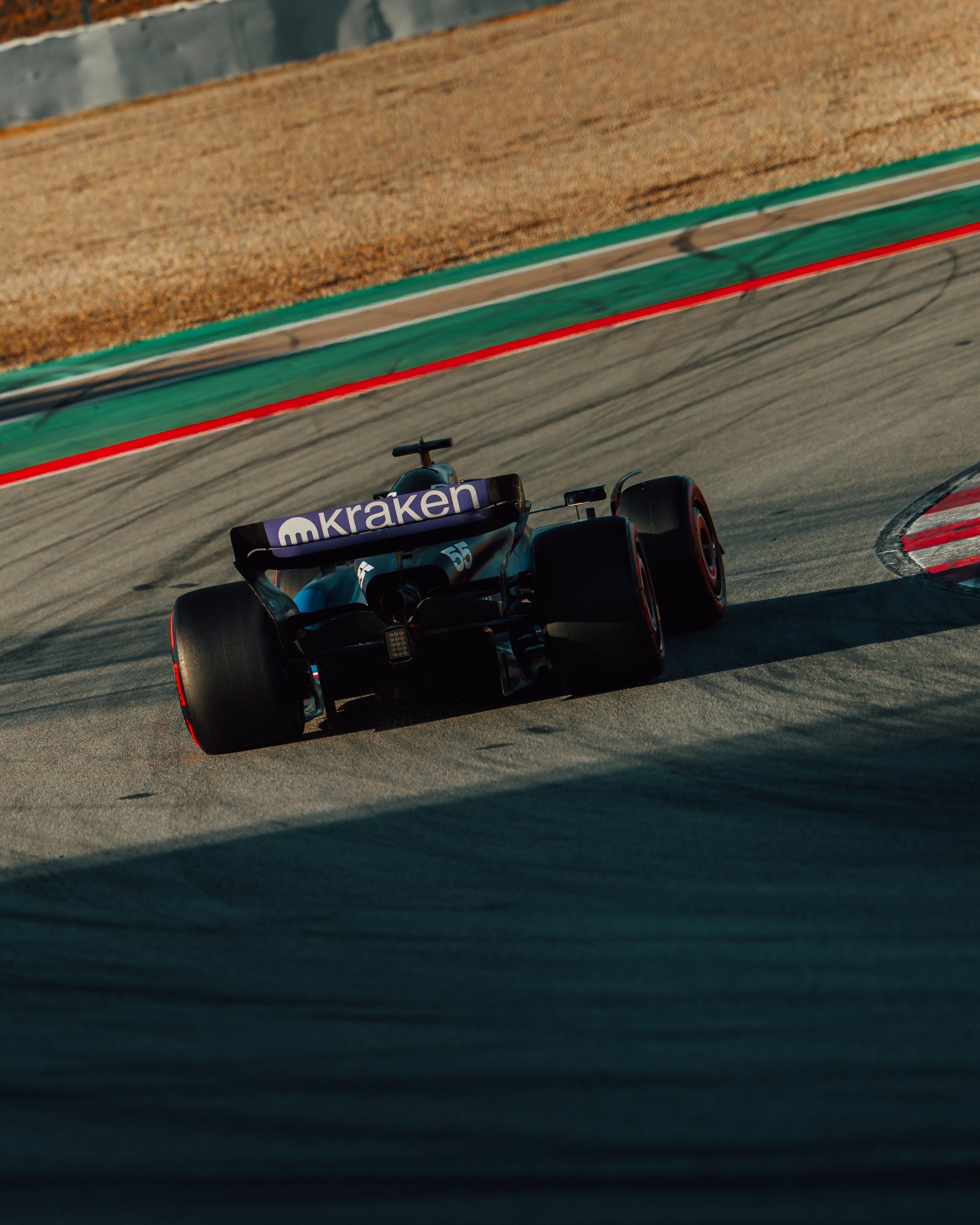 Pushing from lap one.