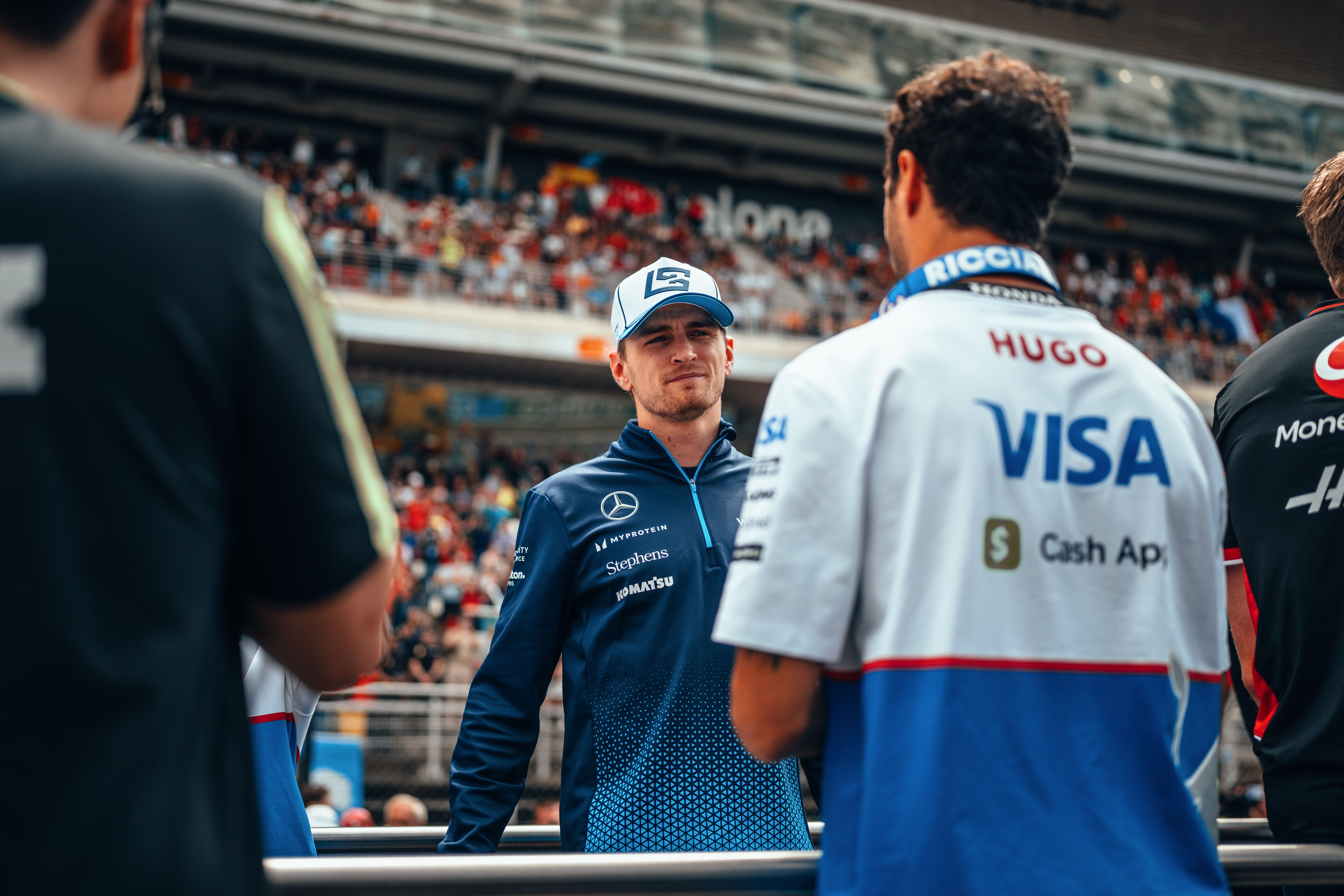 Time for the drivers' parade.