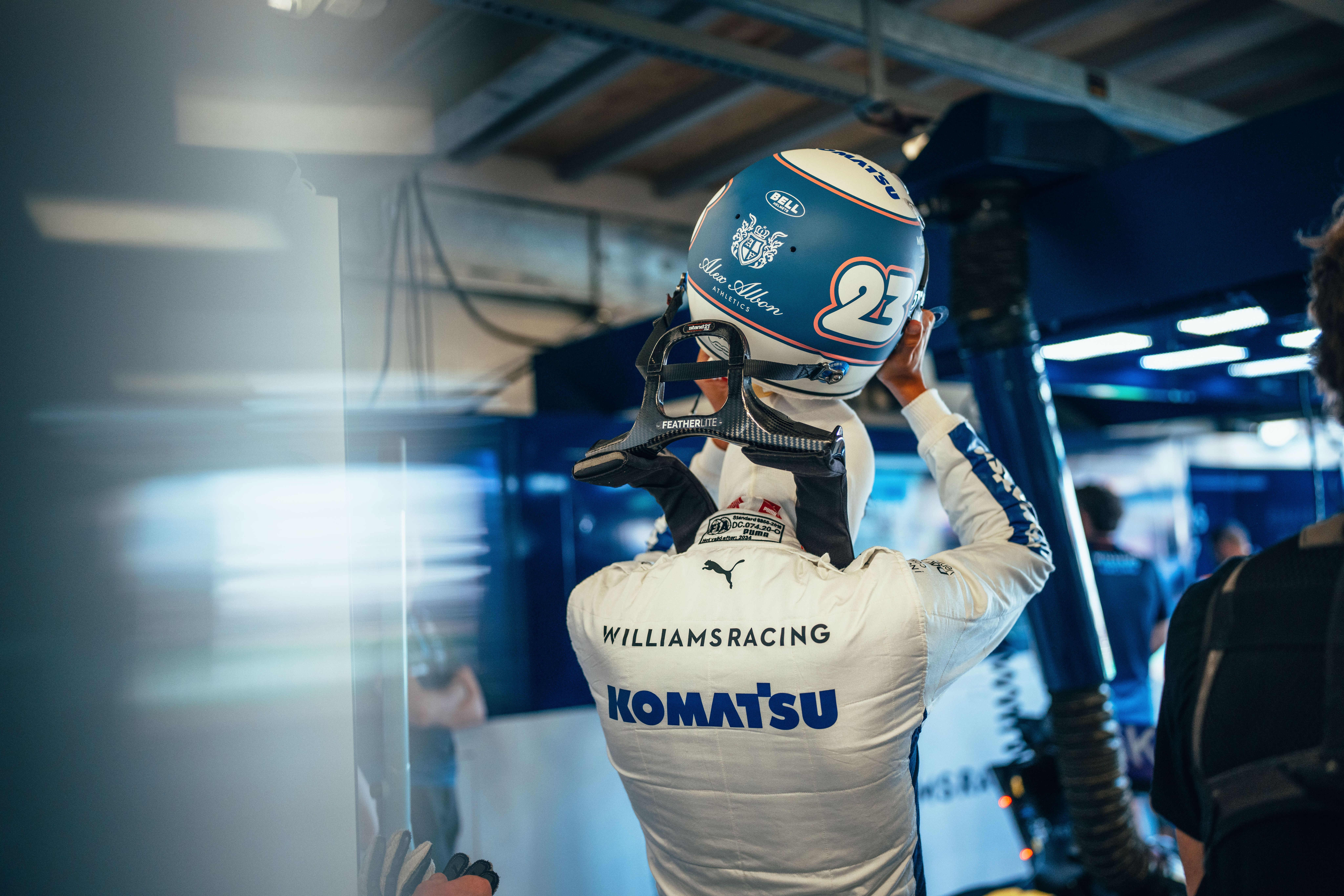 Alex getting set for Q2.