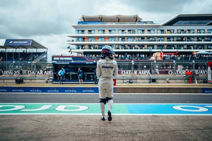 Franco Colapinto FP1 Silverstone Williams Racing