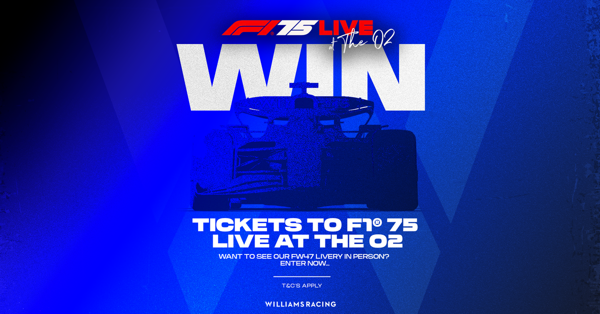 WIN: Tickets to F1® 75 Live at The O2 | Atlassian Williams Racing