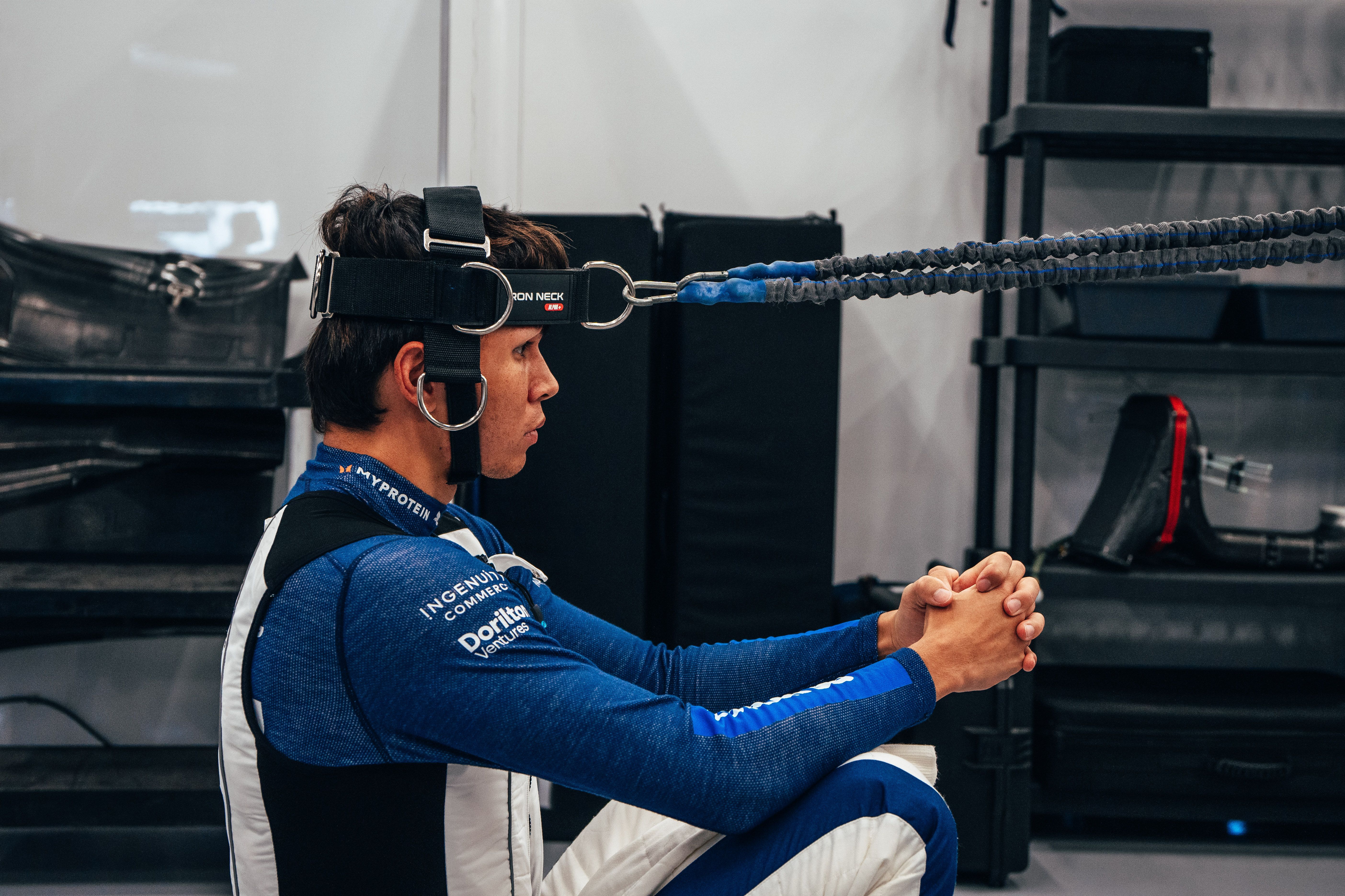 Warming up in Jeddah.