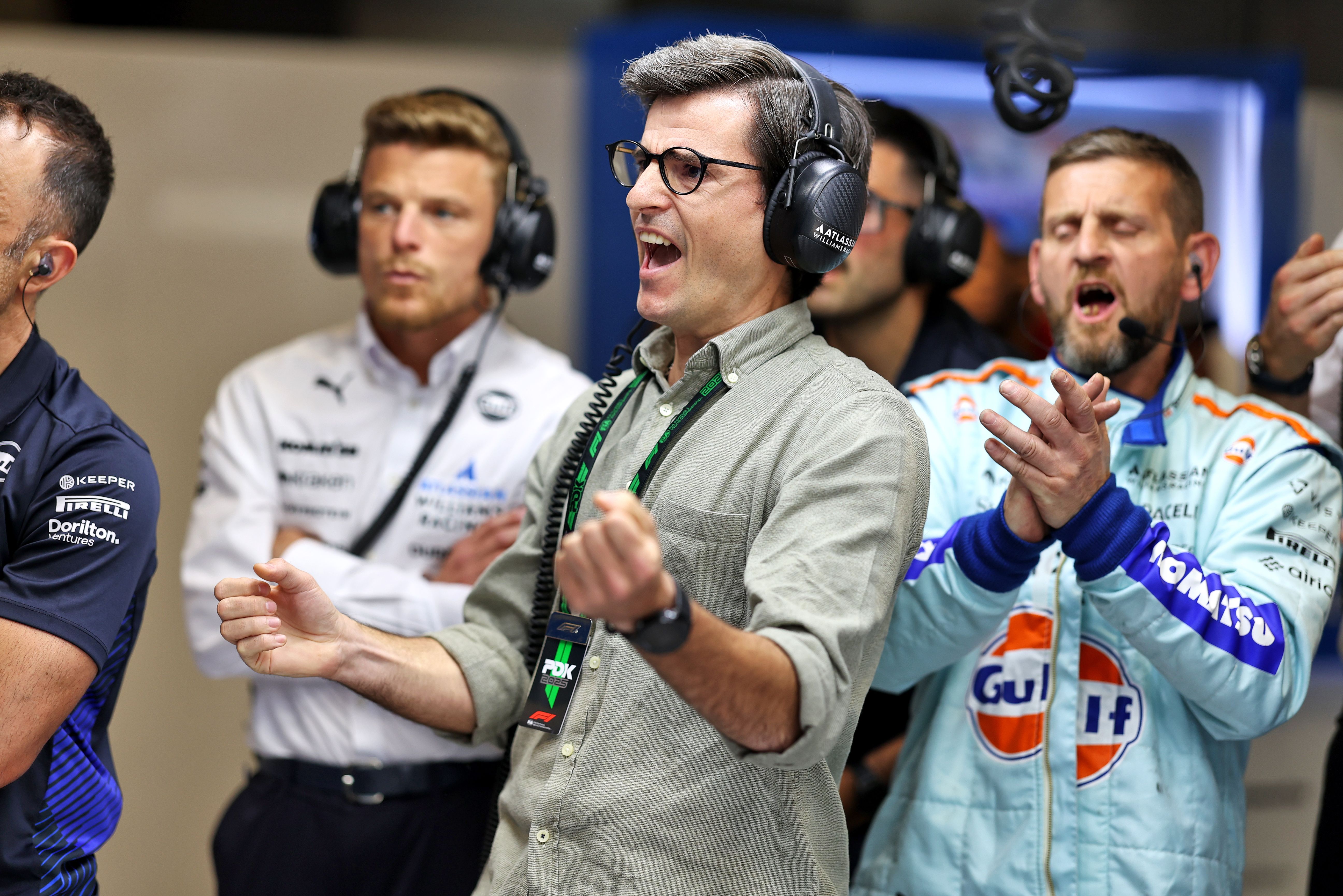 The face of delight for Carlos Onoro